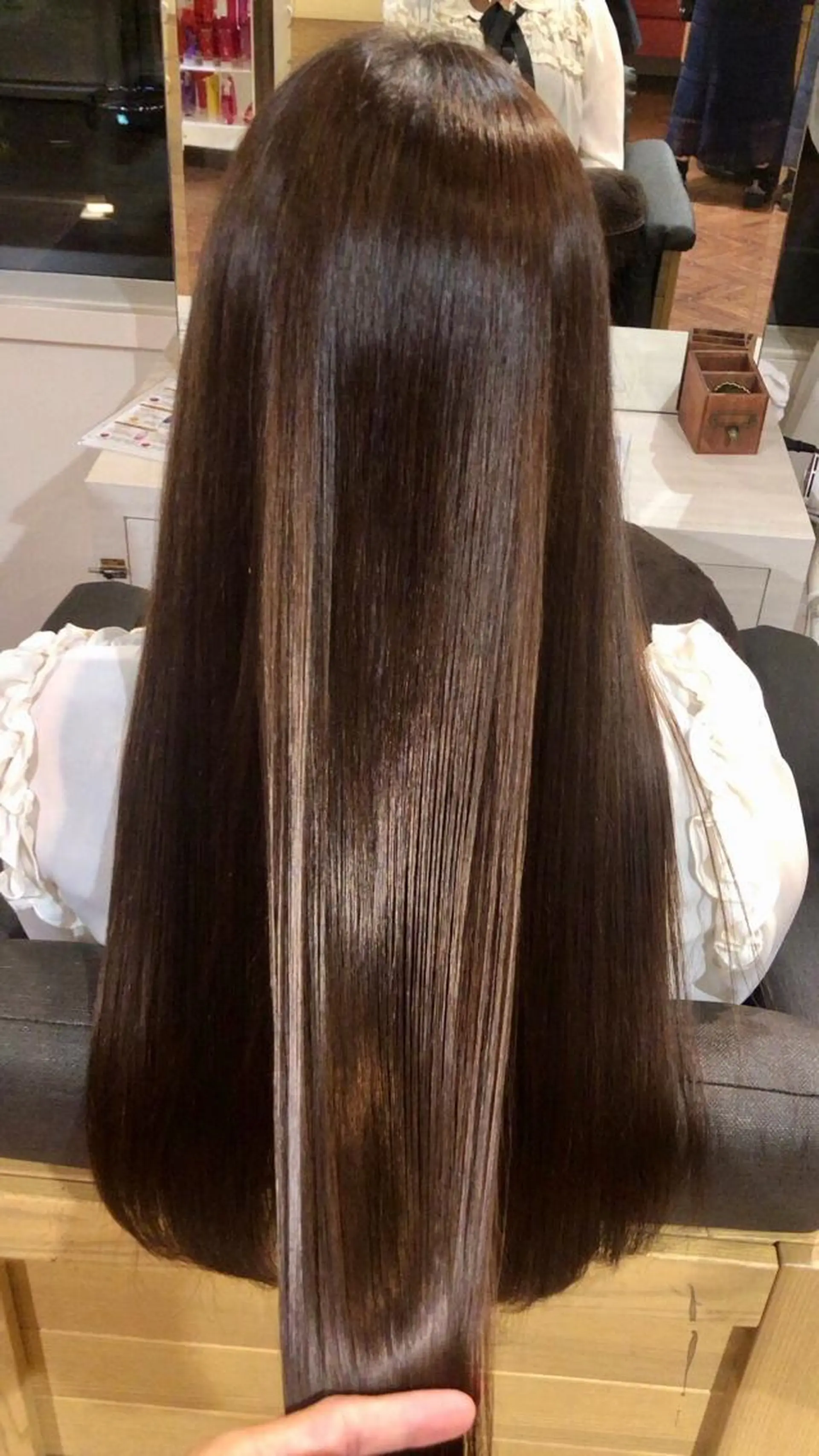 ロング 髪質改善 トリートメント 加茂 綾香のヘアスタイル