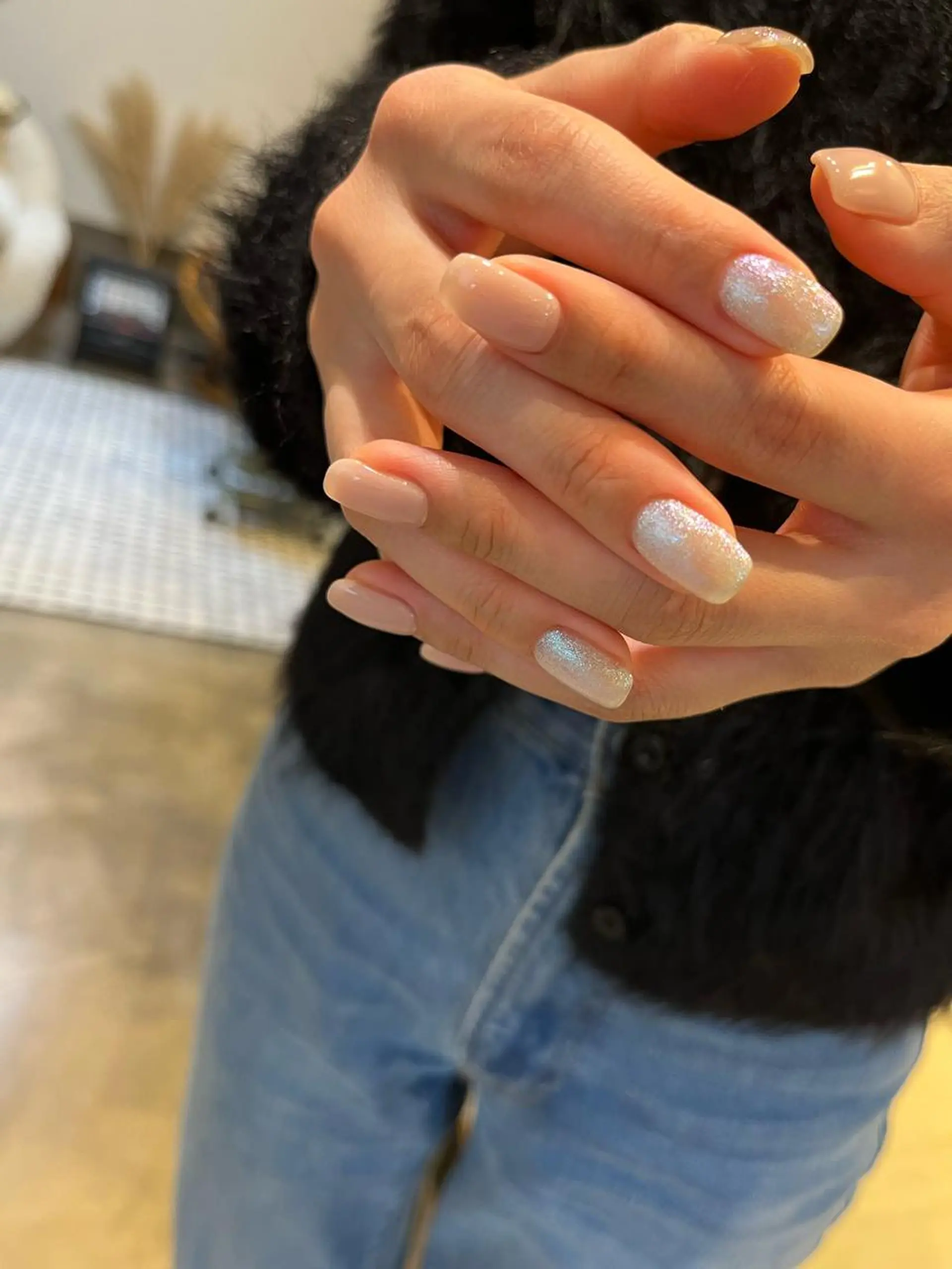 ネイル オーロラネイル マグネットネイル 🌼大西洋子 laughl🌼のネイルデザイン