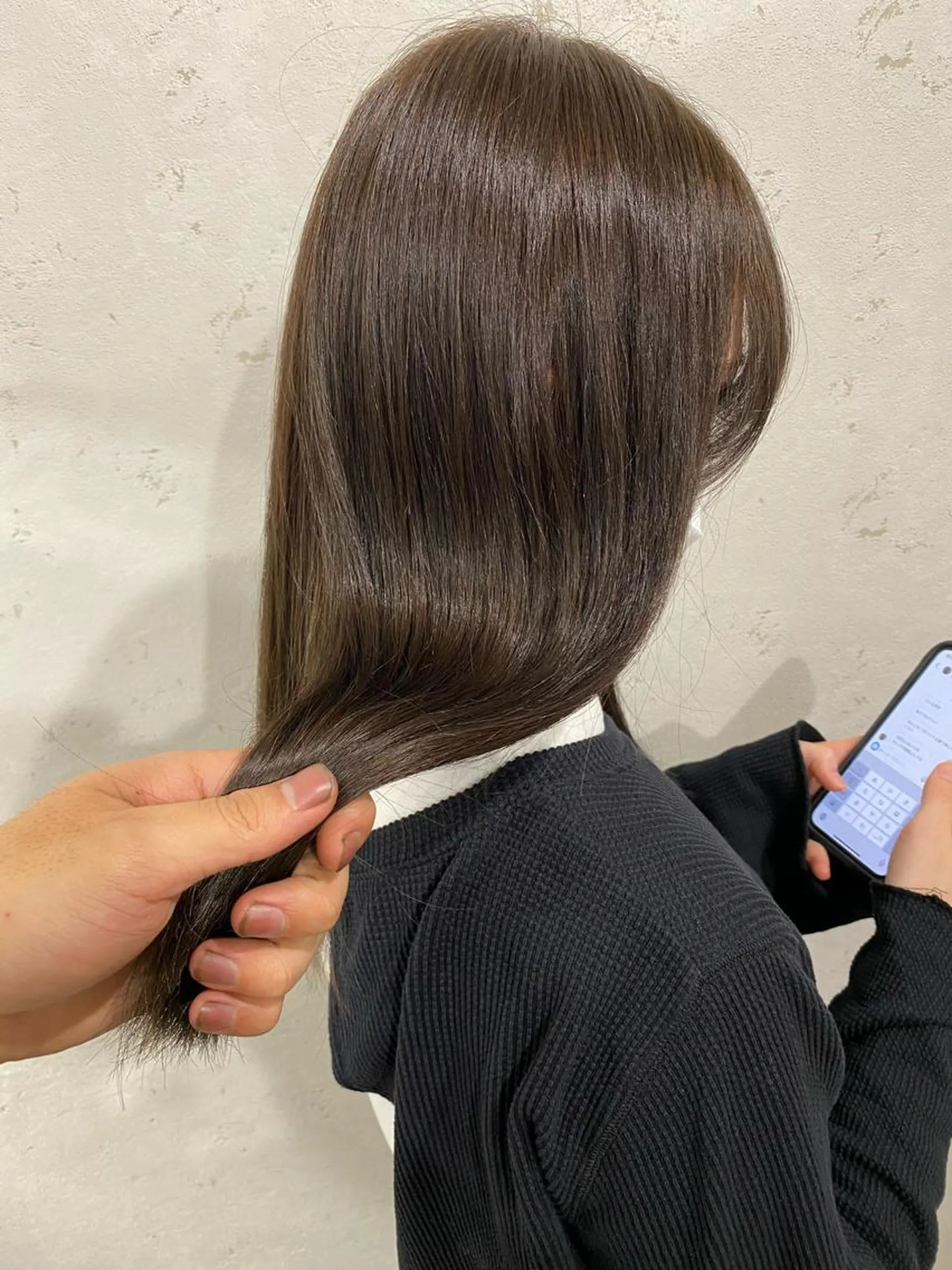 セミロング トリートメント 【美髪矯正特化】 ズケヤマのヘアスタイル