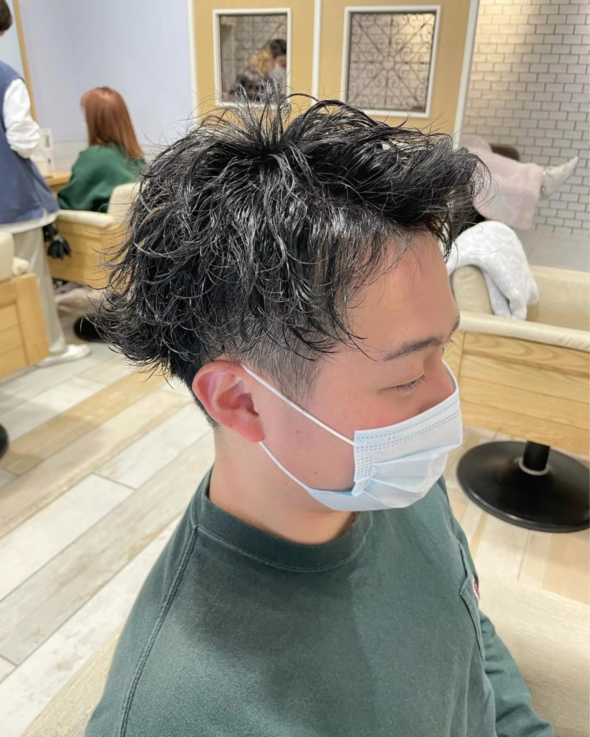 メンズ メンズブリーチ メンズインナーカラー メンズ韓国風 マッシュ メンズパーマ カット パーマ 大宮/メンズパーマ 関勇也のヘアスタイル