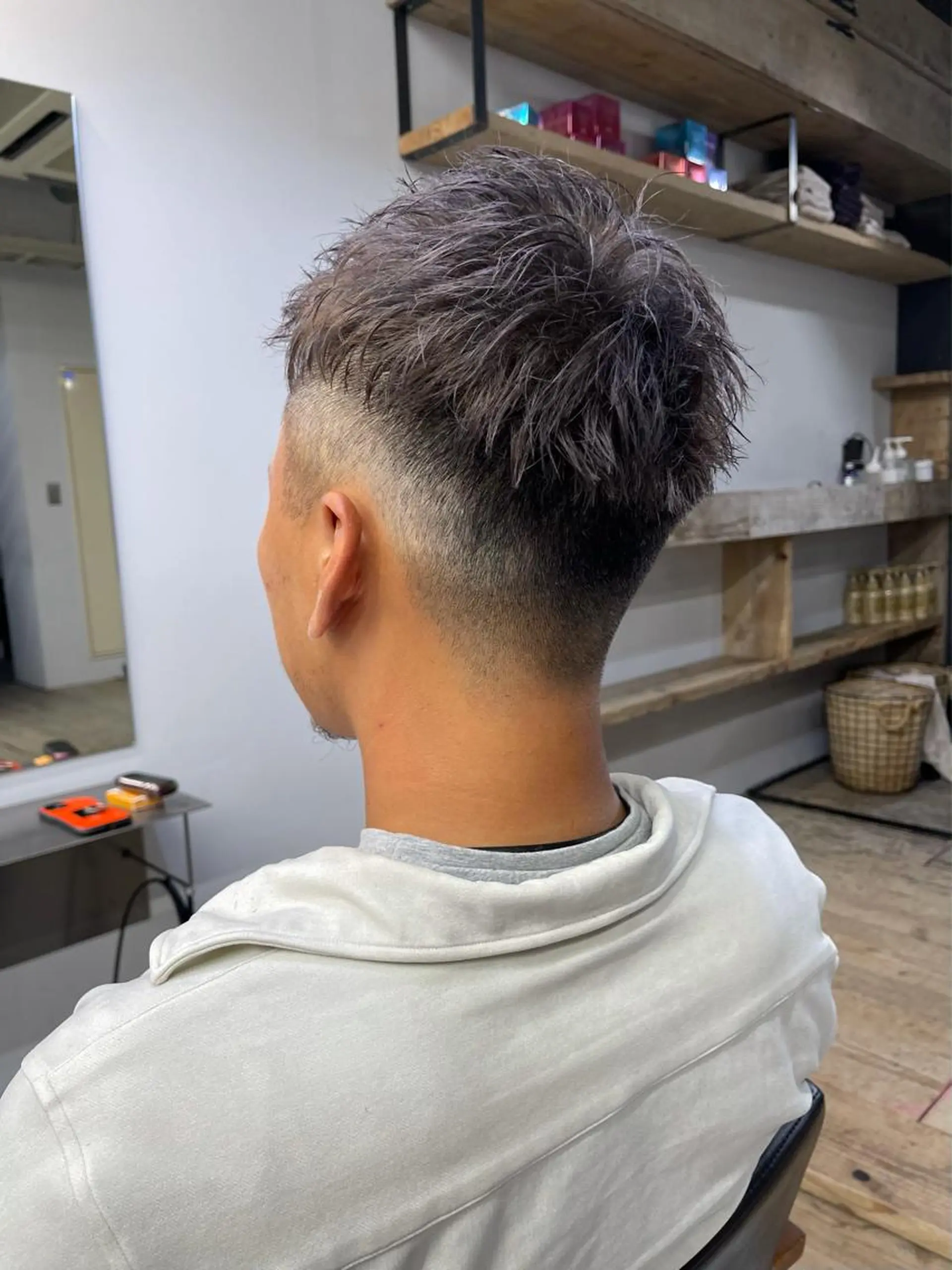 カラー メンズ カット ヘアカラー 森本裕/オーナー/ スパイラルパーマのヘアスタイル