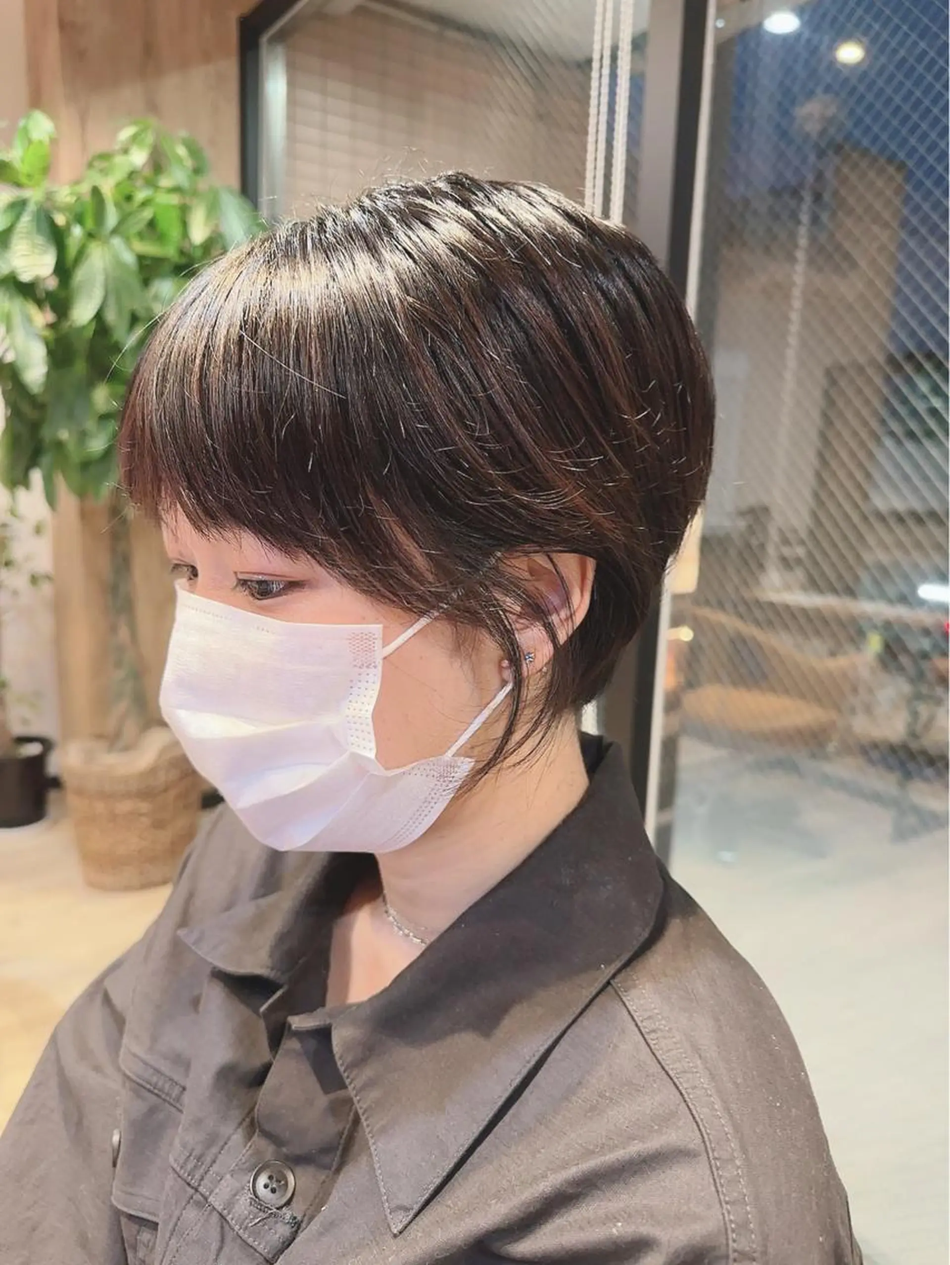 ショート 髪質改善&ストレート ✂︎鈴木青樹のヘアスタイル