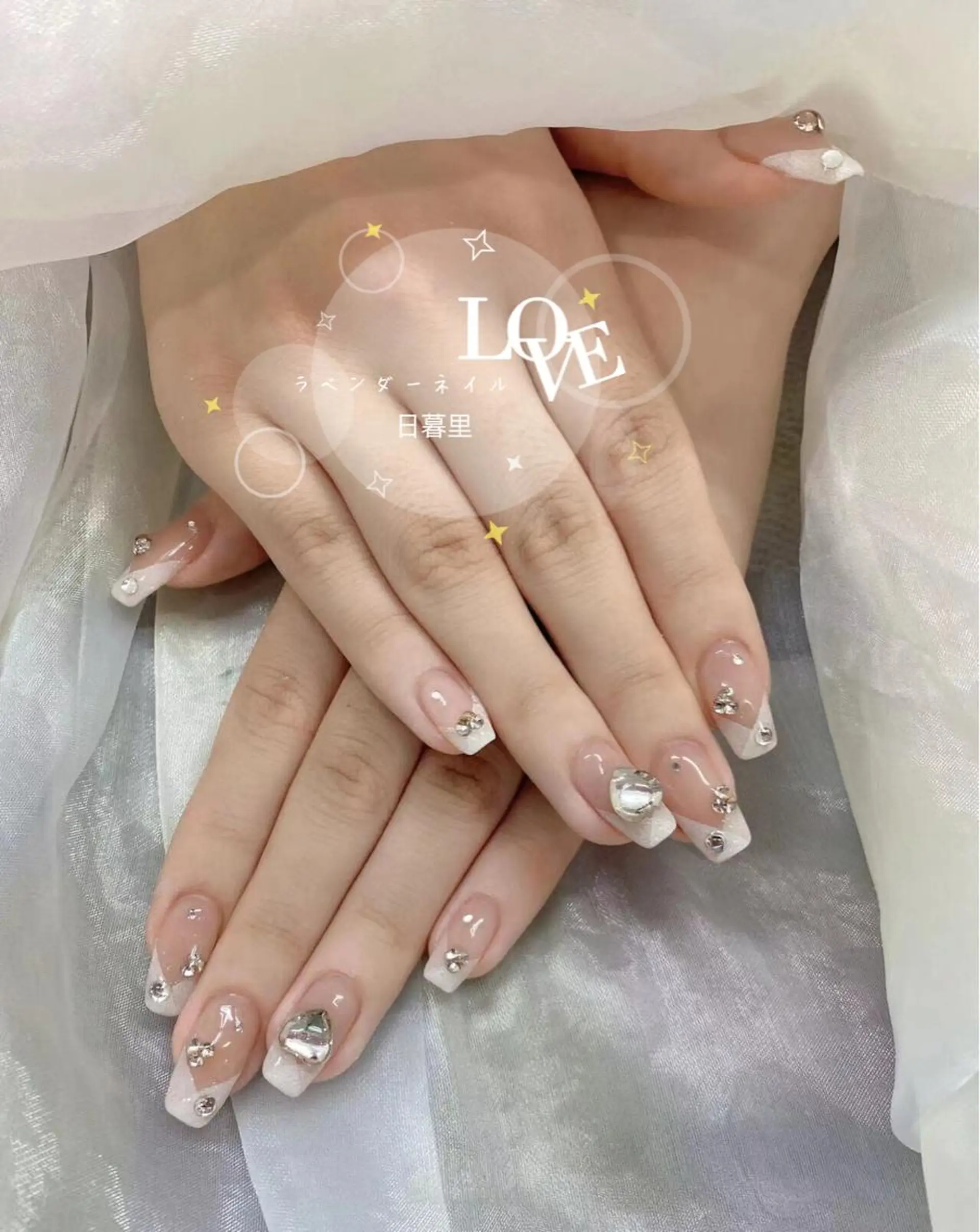 ネイル ラベンダー💖日暮里 ルル💖ネイルのネイルデザイン