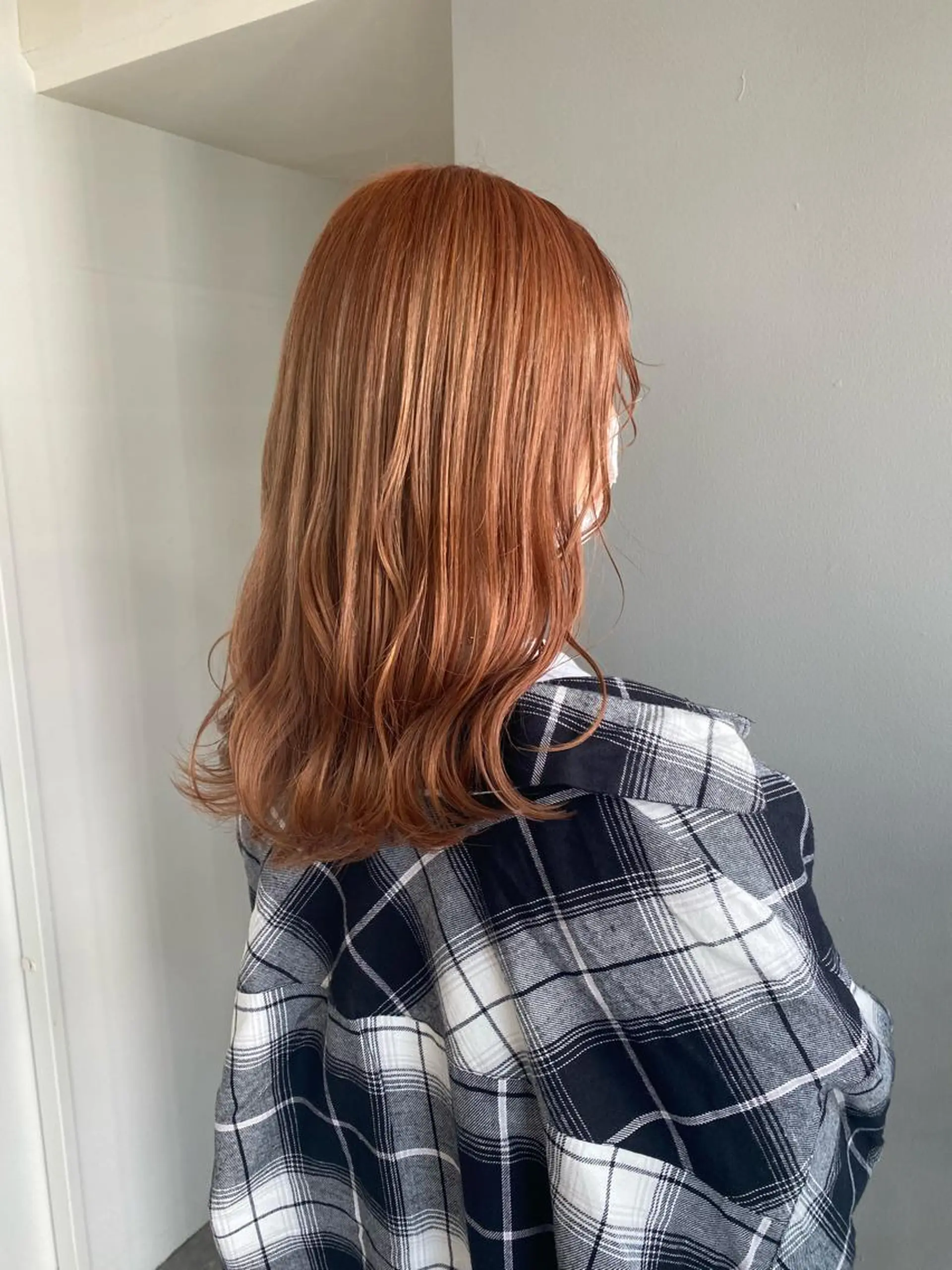 ミディアム カラー ヘアアレンジ ブリーチ ヘアカラー ボブ /ニュアンス/ satomi🧸💖のヘアスタイル