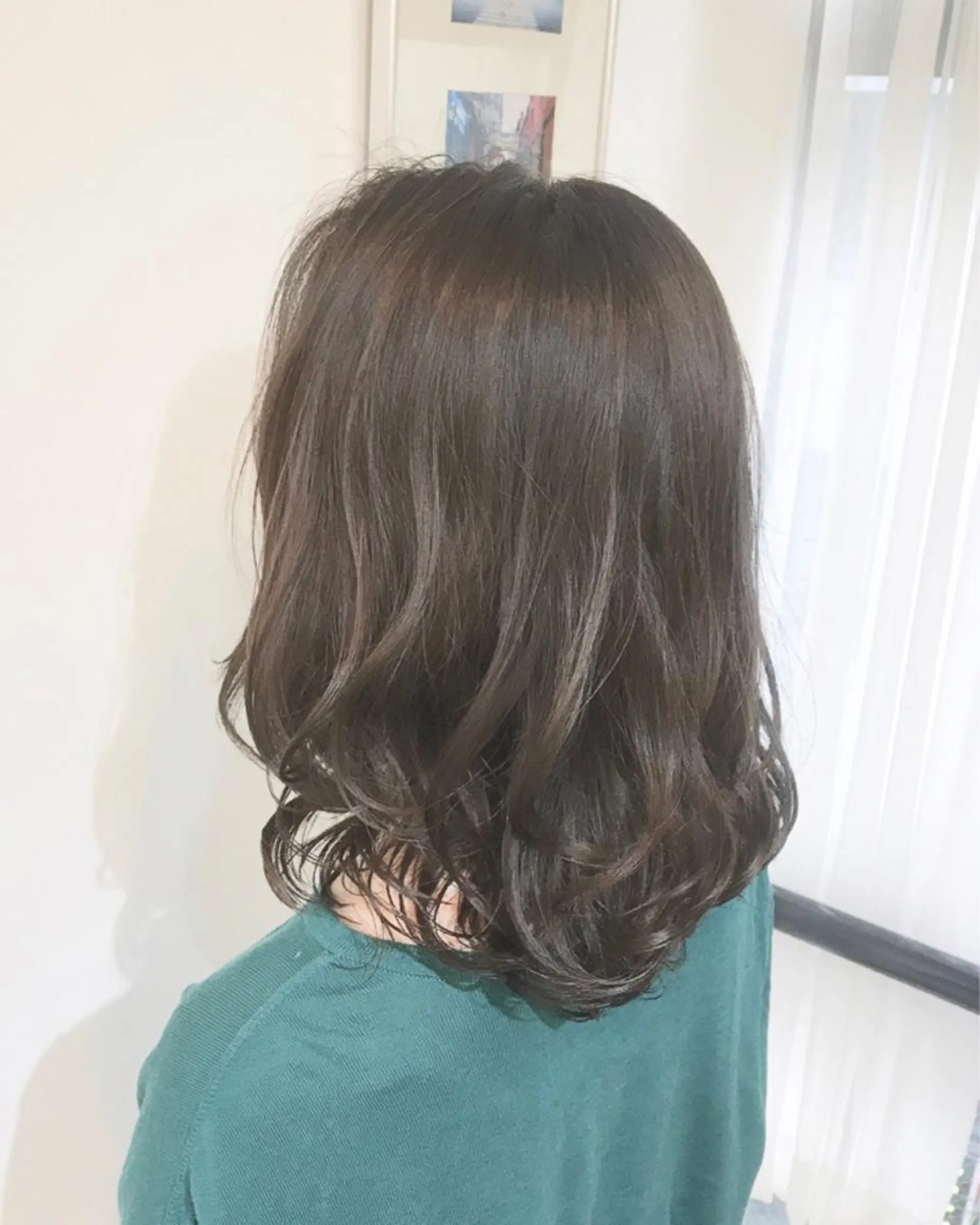 ミディアム 福岡口コミNo1🎀 コテ巻き風パーマ専門のヘアスタイル
