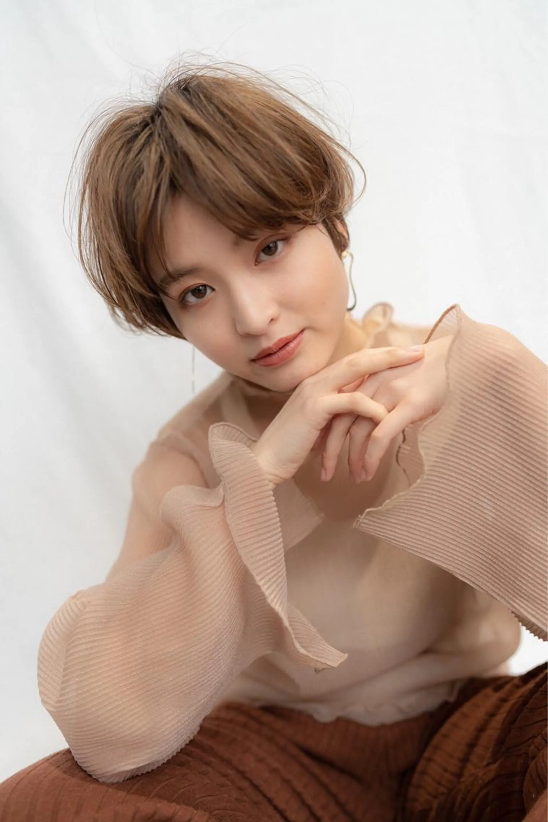 ショート カラー Moana by HEADLIGHT 武蔵小杉店 【モアナ バイ ヘッドライト】所属・大森 勝馬のヘアスタイル