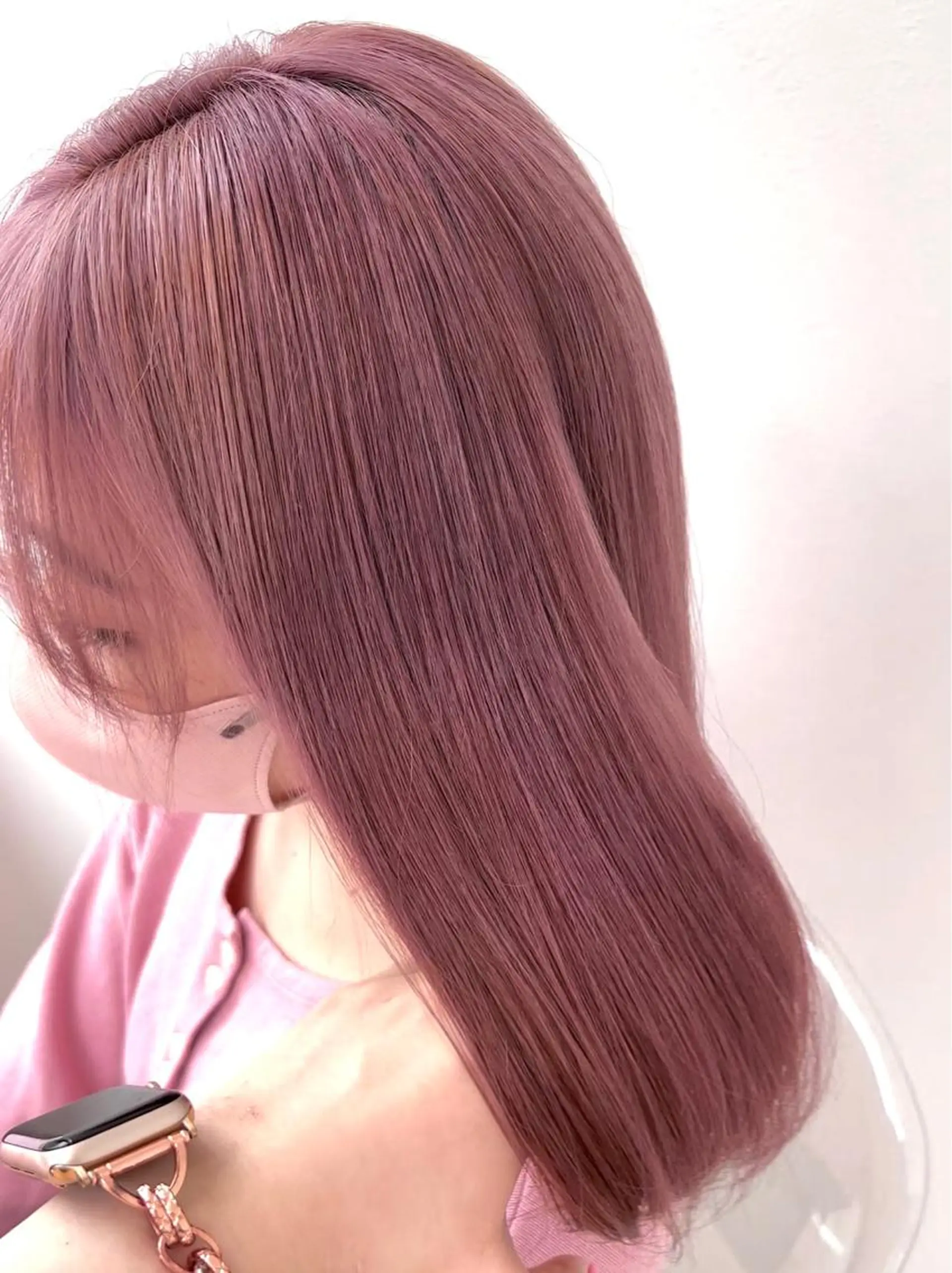 ショート ヘアカラー トリートメント ナナ♡レイヤーカット ♡似合わせカラーのヘアスタイル