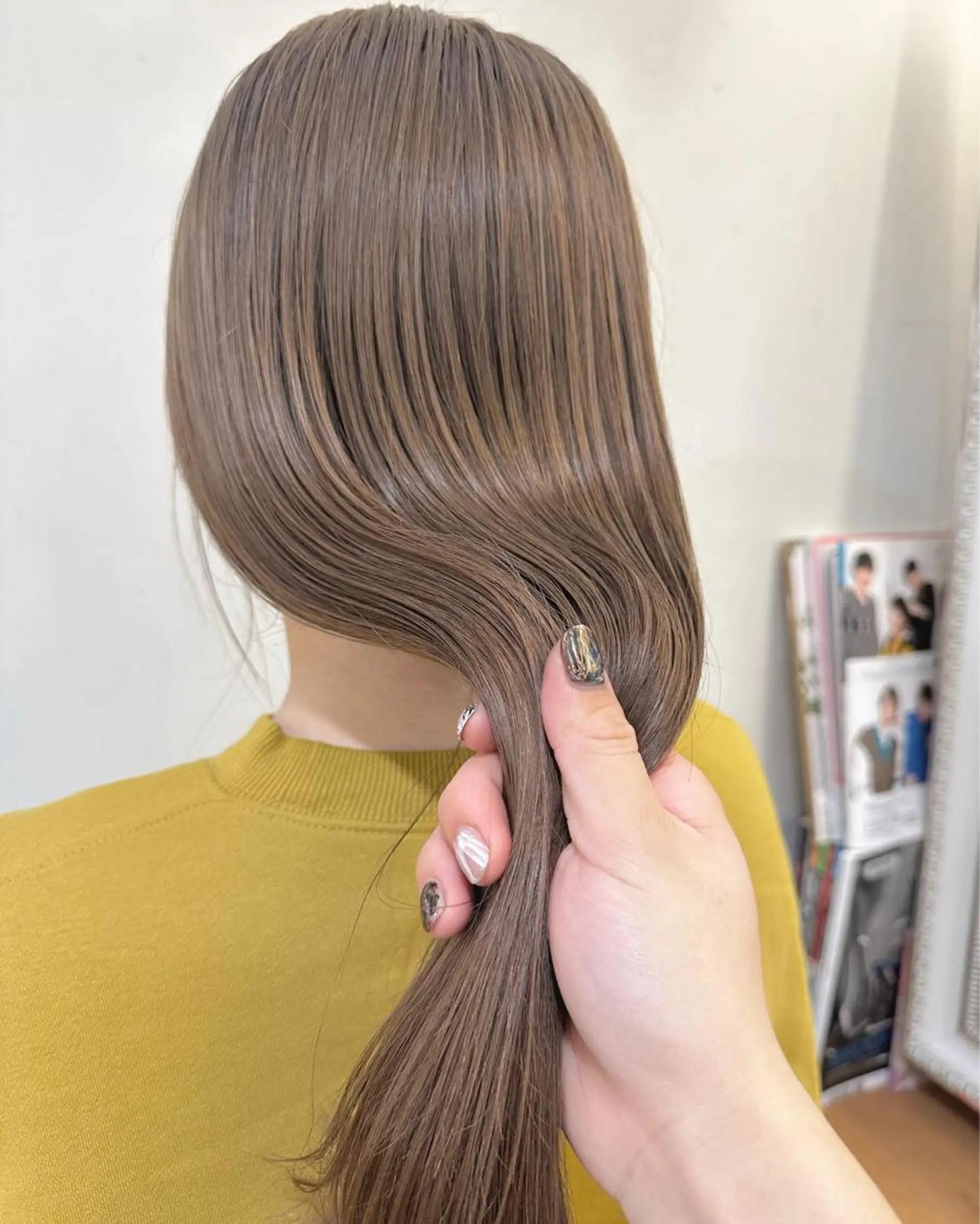 ロング ハイライト 柔らかbeige /chinari❤︎のヘアスタイル