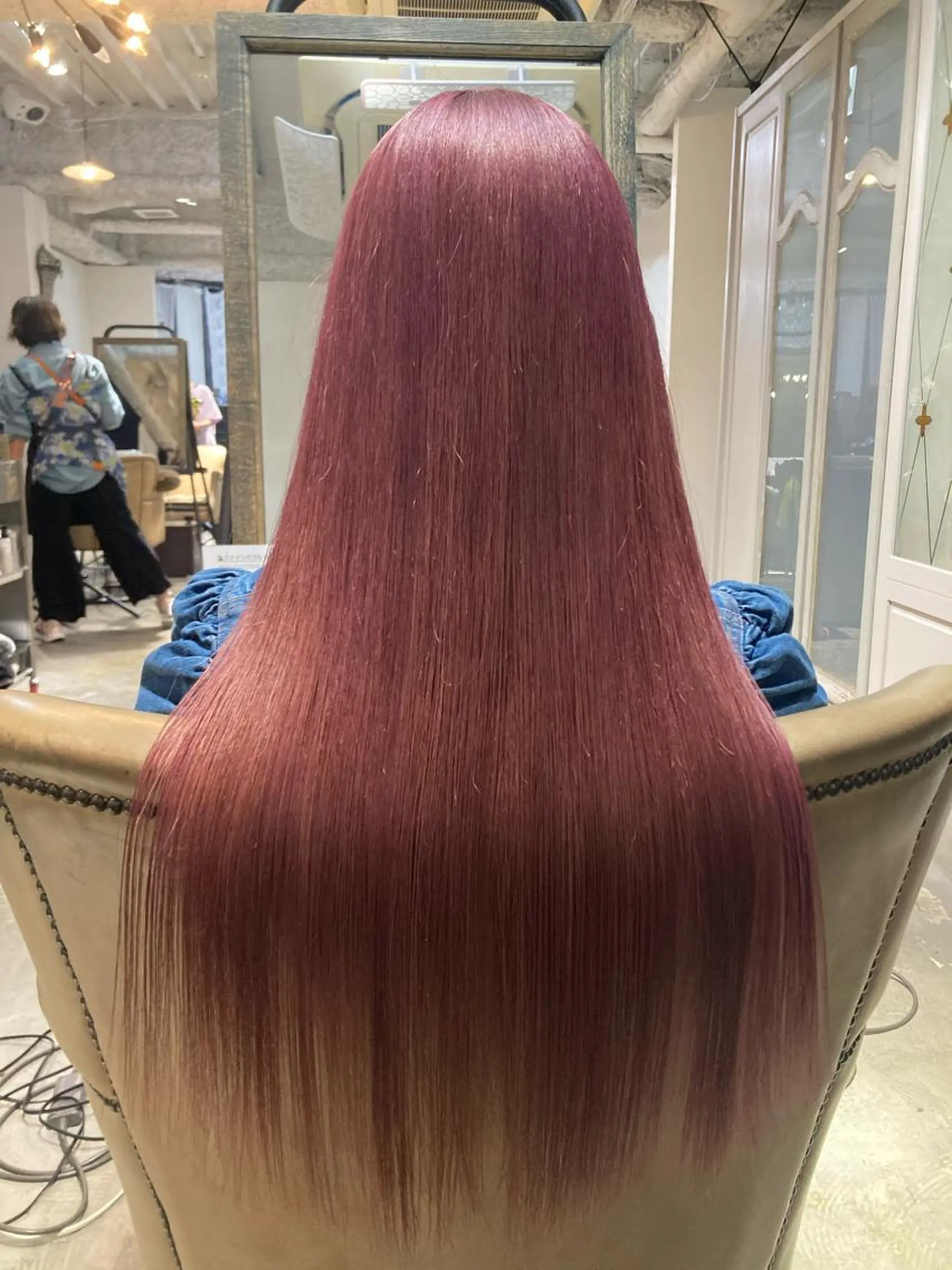 ロング カラー ブリーチ トリートメント Maison HARU宮本 楓のヘアスタイル