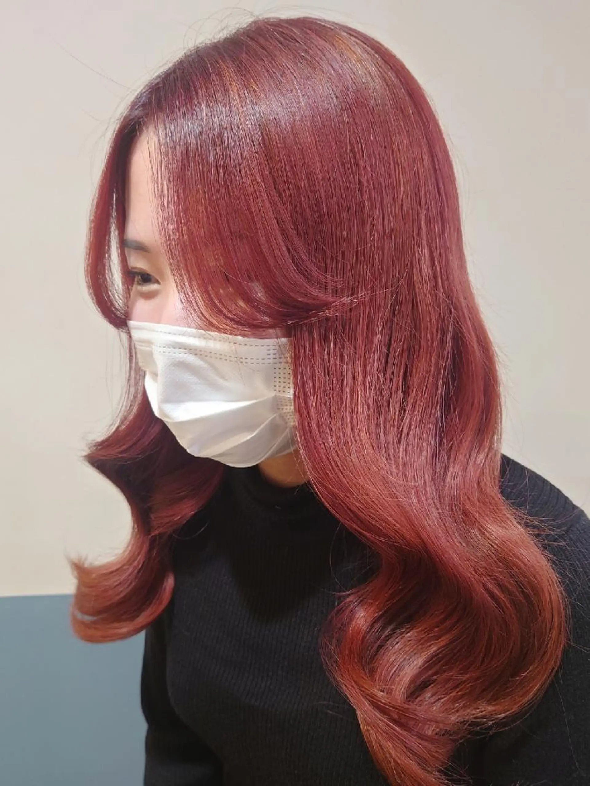 ロング カラー ヘアアレンジ ブラウンカラー ピンクカラー ピンクブラウン カット ヘアカラー 田中将平【 サロンマネージャー】のヘアスタイル