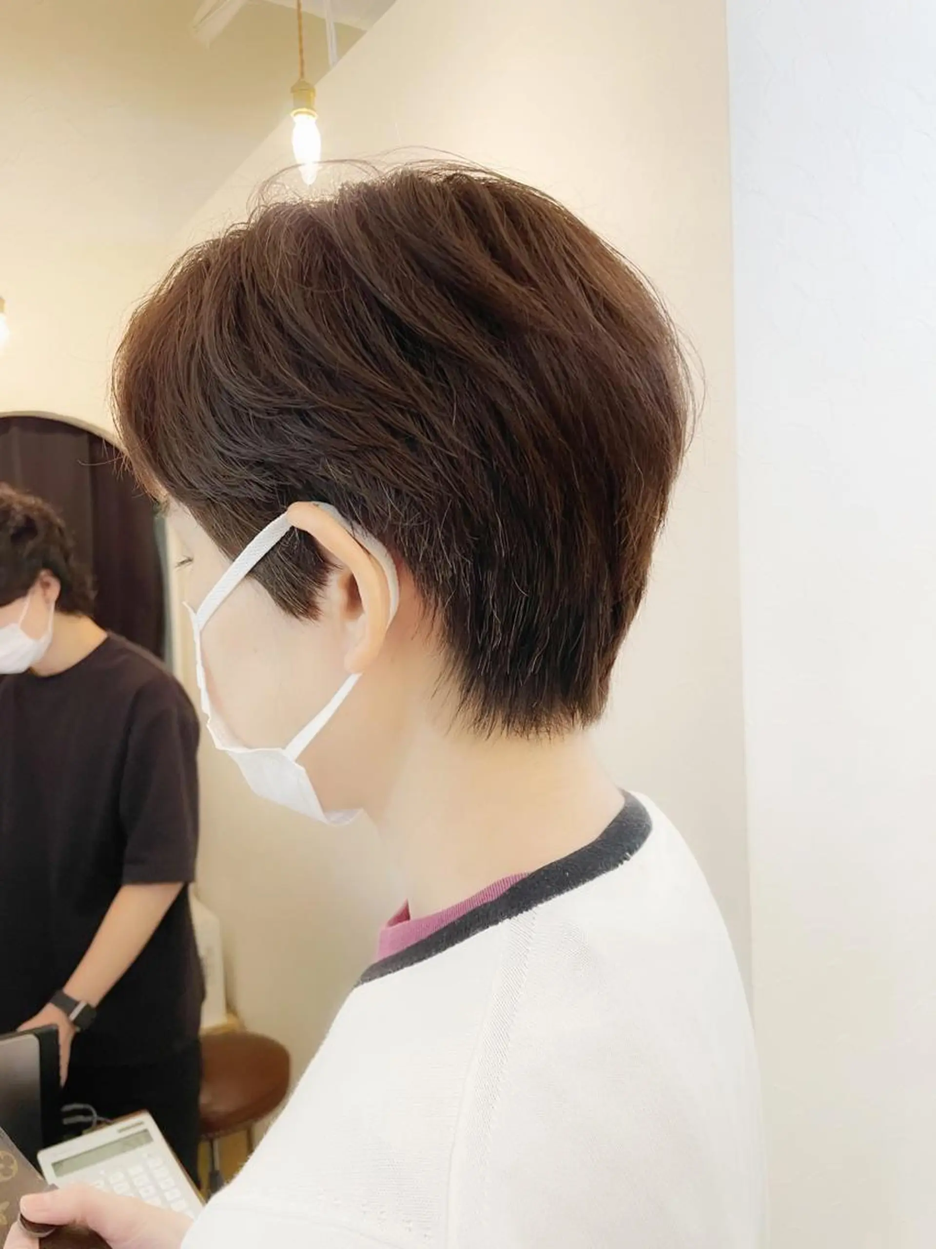 ショート ショートボブ ハンサムショート ボブ くせ毛 ショートヘア 👑銀座ショート/ 絶壁補正/金子涼👑のヘアスタイル