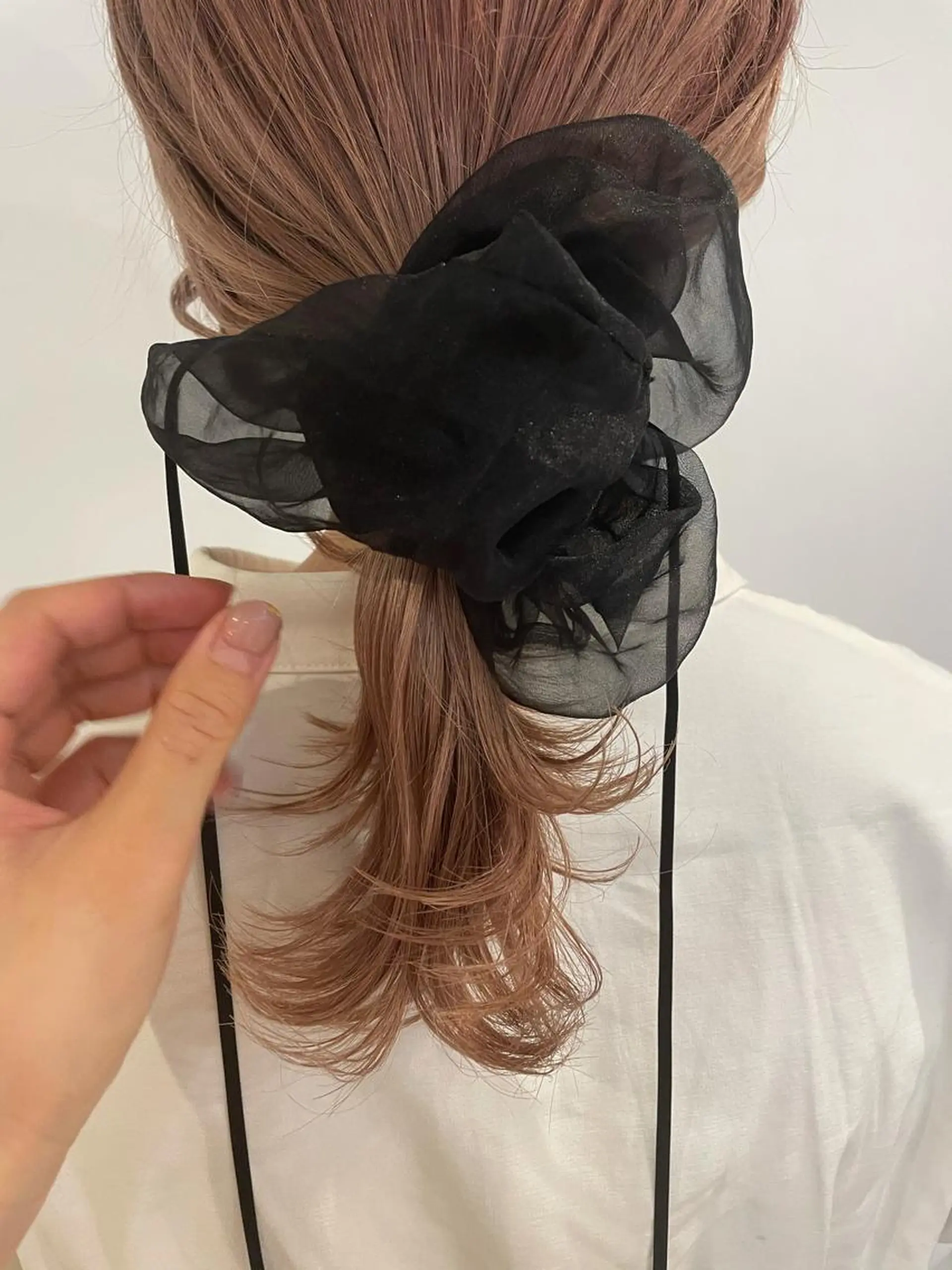 セミロング カラー 佐藤 永夏のヘアスタイル