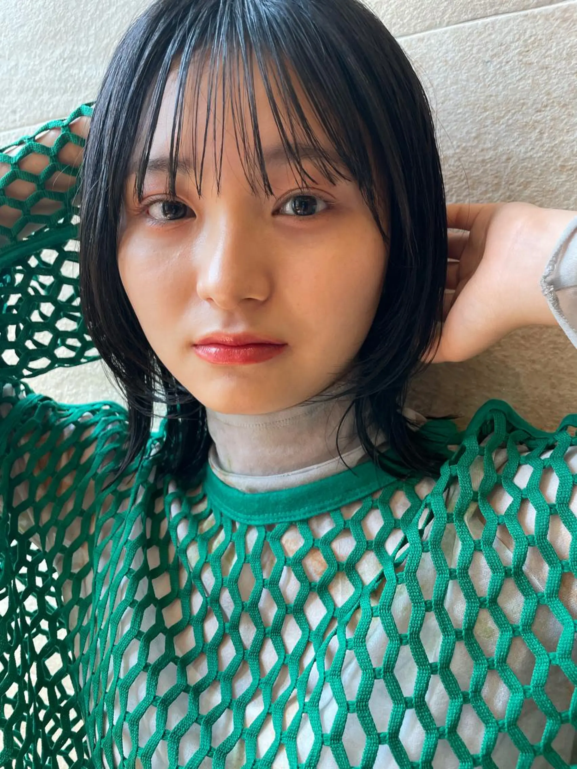 ミディアム RIKU⚡️毛流れ ヘア×眉ワックスのヘアスタイル