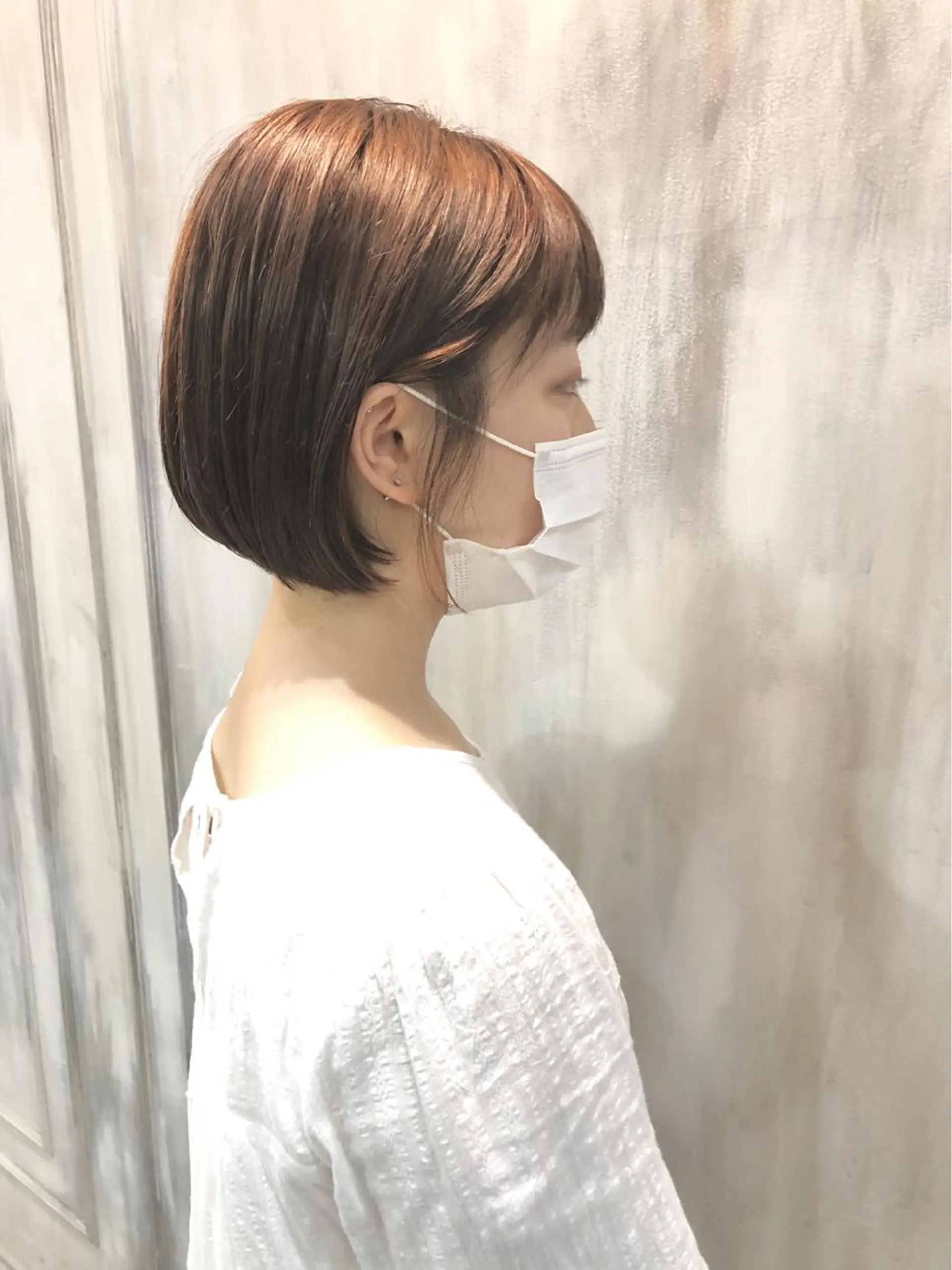 ショート カラー 水谷 俊一のヘアスタイル