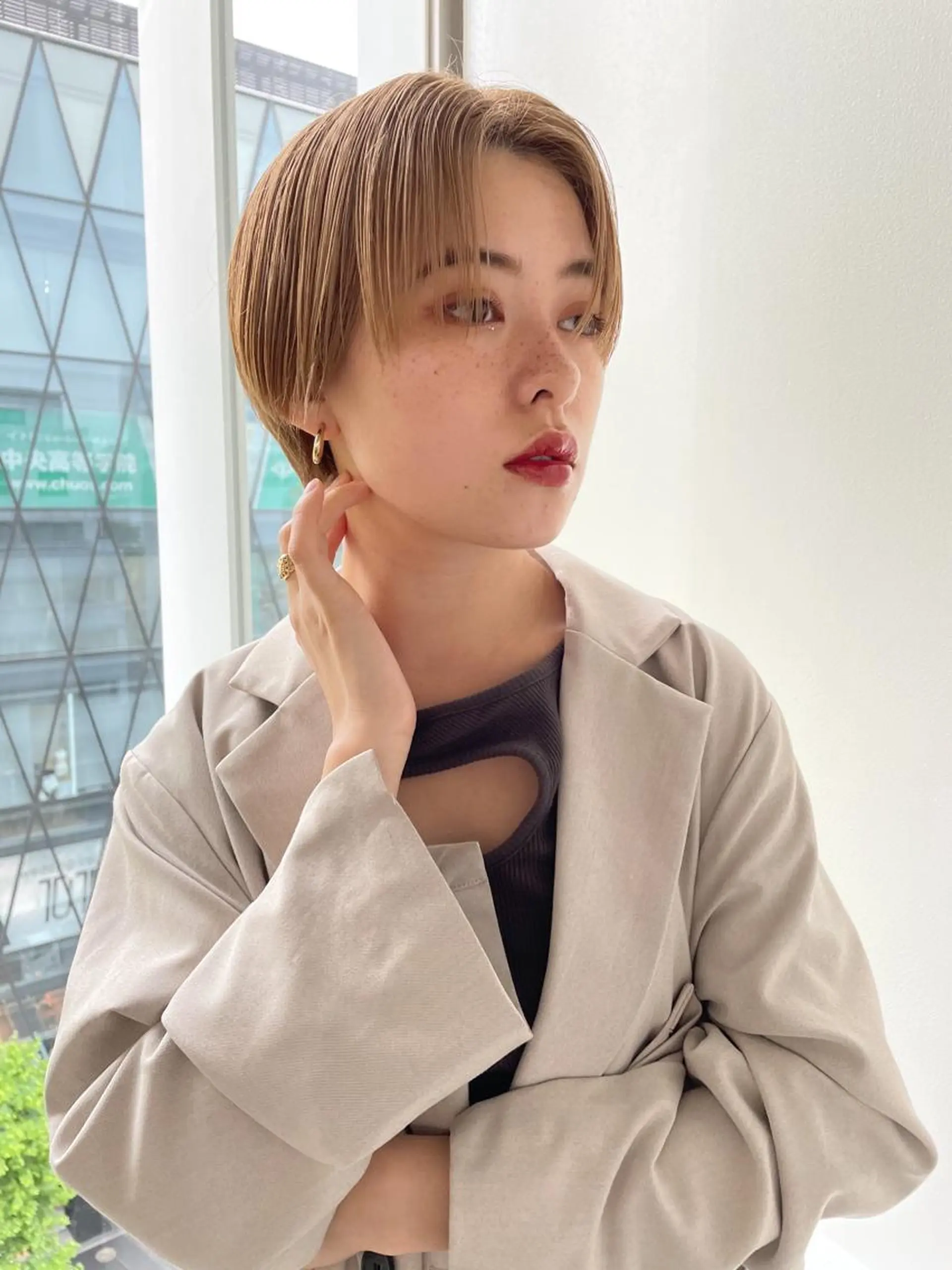 ロング カラー ヘアアレンジ ボブ×柔らかいカラー 🌷misaki𓍼のヘアスタイル