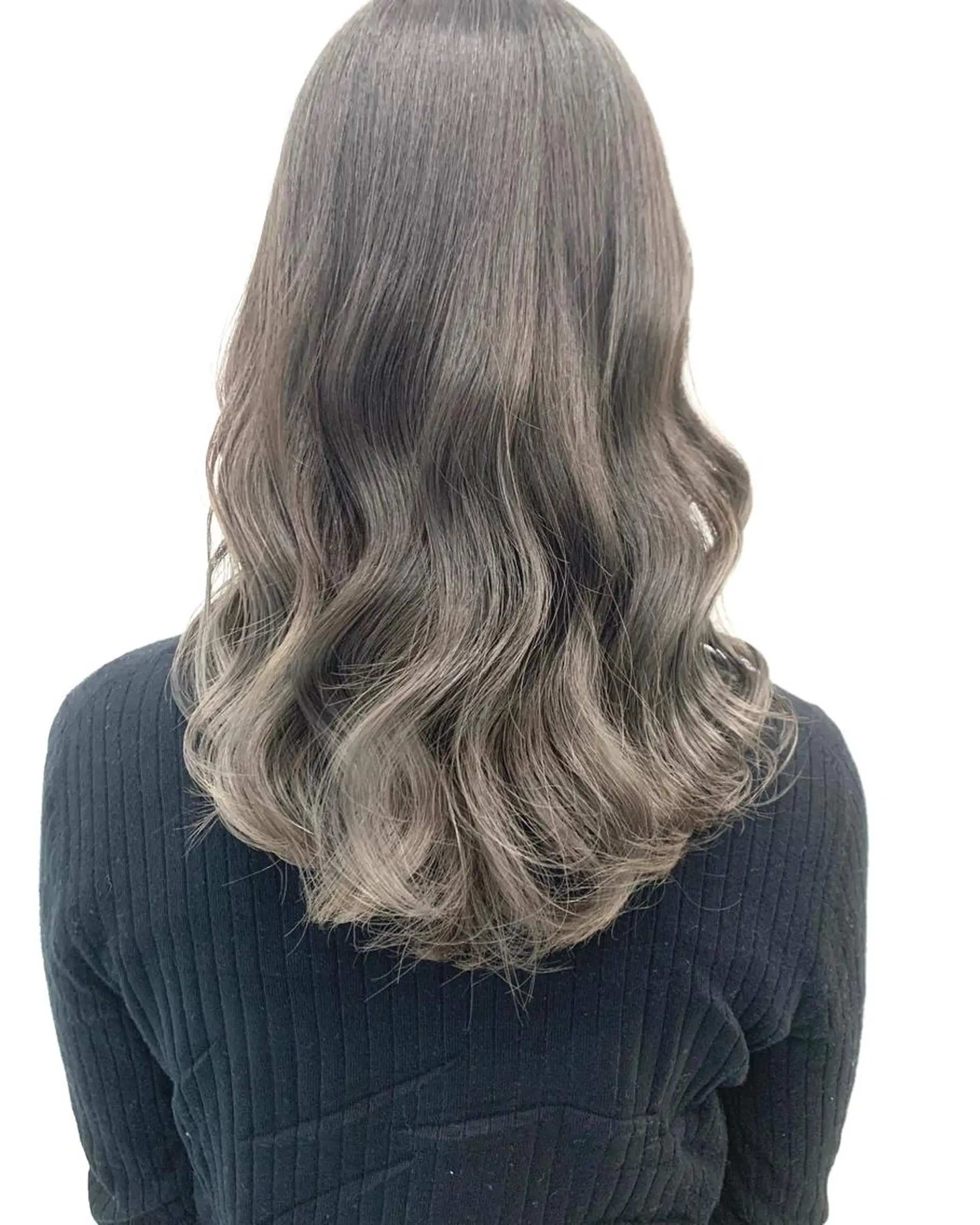 セミロング カラー 無料カットモデル募集 スタイリスト石井大夢のヘアスタイル
