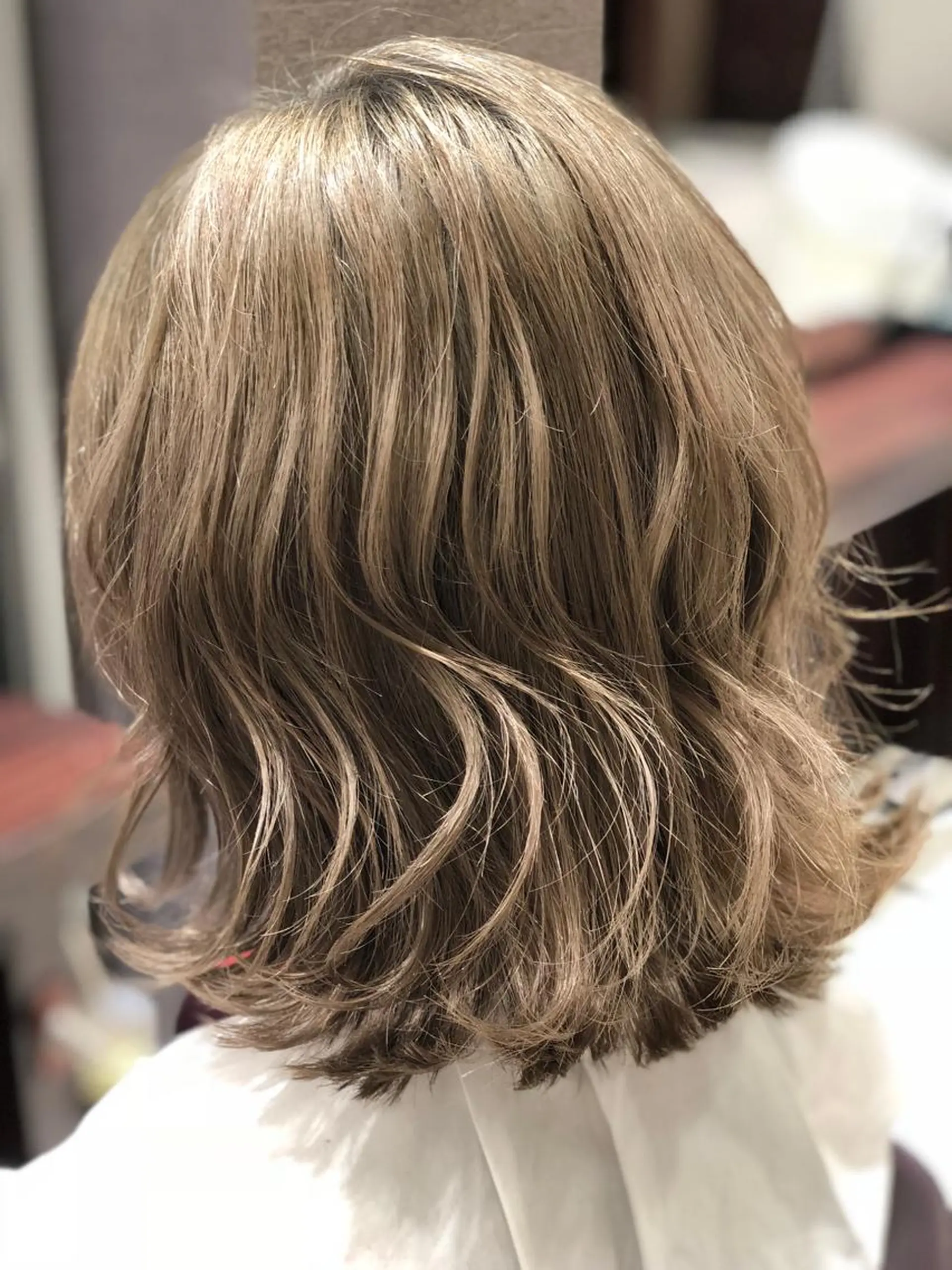 ミディアム 高橋 陸のヘアスタイル