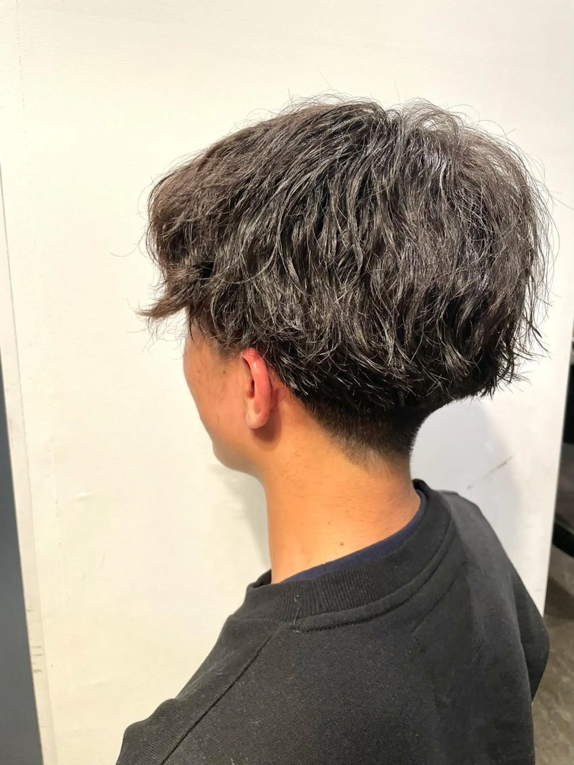 ショート パーマ メンズ 🌈艶カラー× メンズパーマ永埜🌈のヘアスタイル