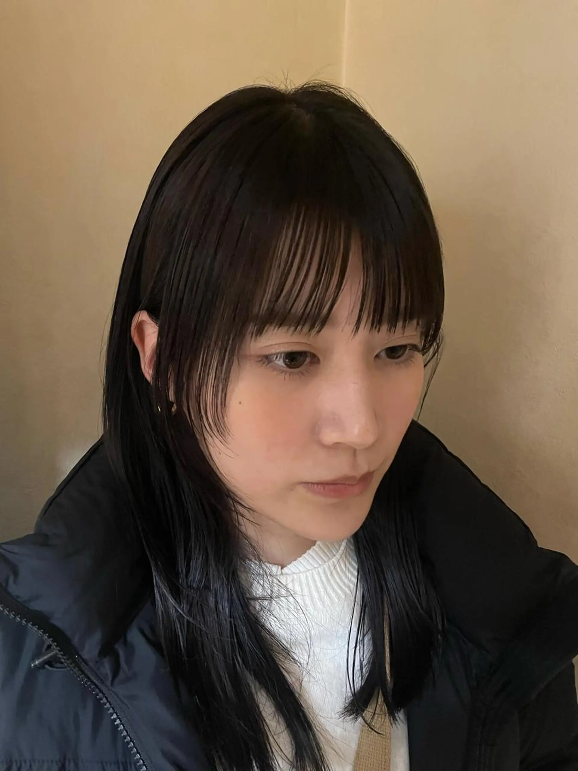 セミロング 松﨑 零央のヘアスタイル