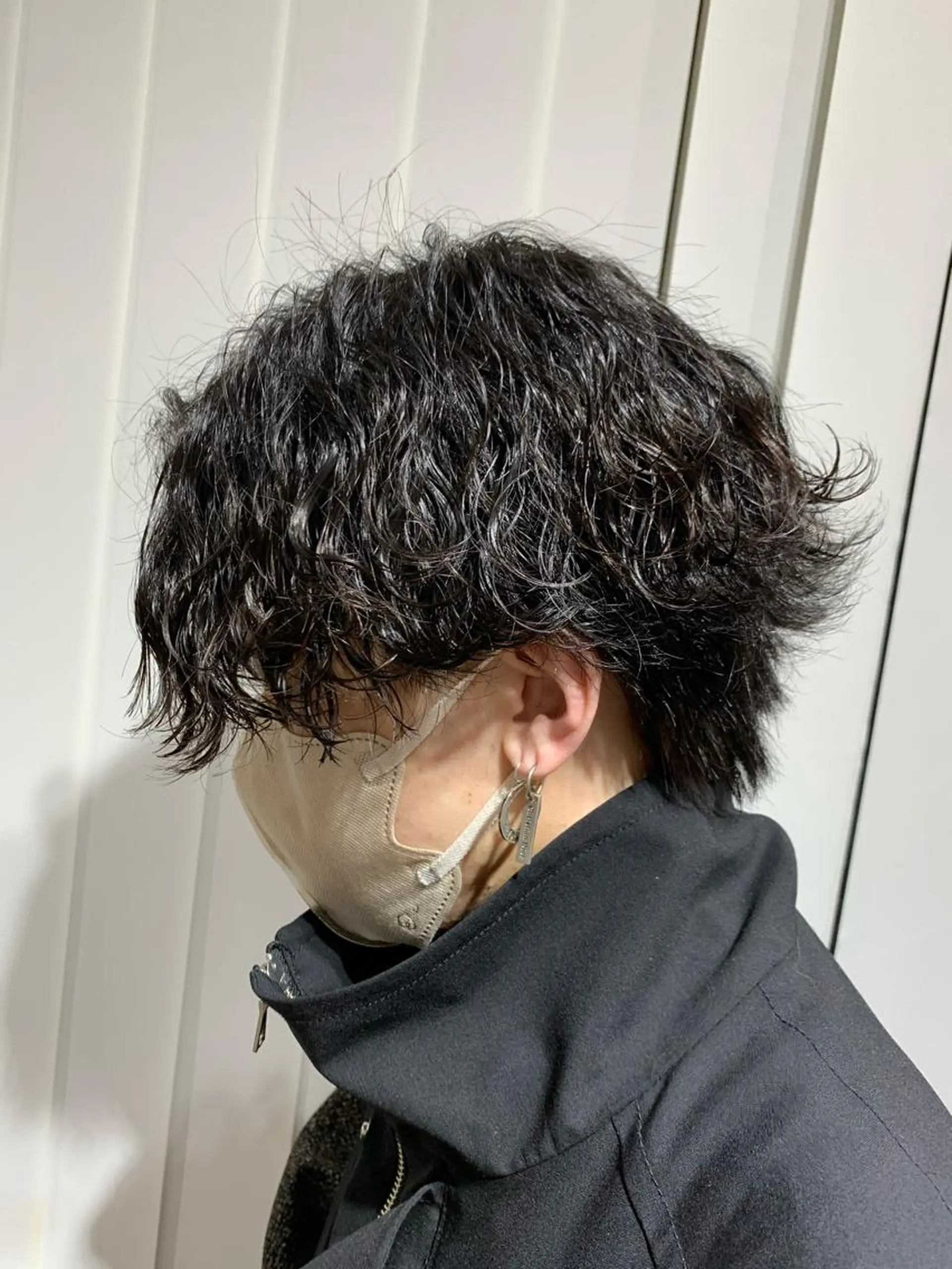 パーマ メンズ メンズパーマ 波巻きパーマ メンズウルフカット ウルフカット カット パーマ REM【阿佐ヶ谷】 MEGUのヘアスタイル