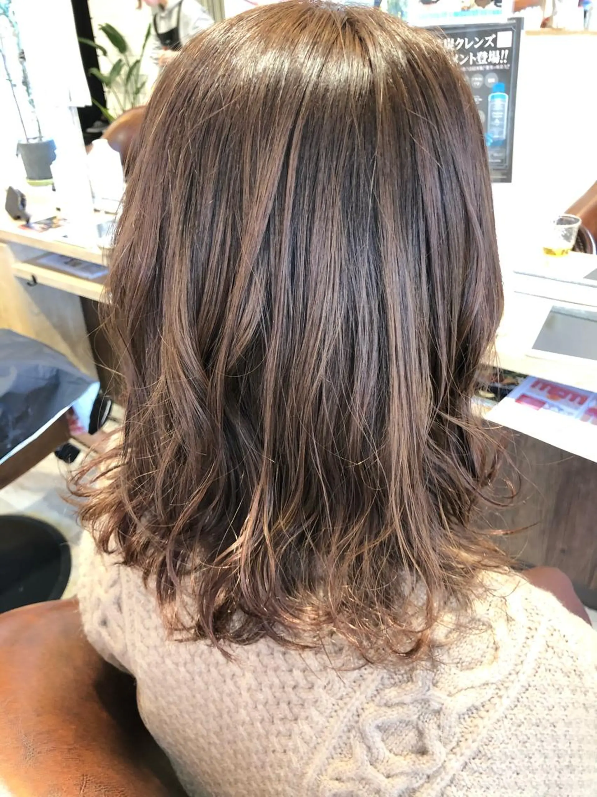 セミロング カラー ヘアカラー トリートメント ダブルカラー🎉 ハイトーン🎉スドウのヘアスタイル