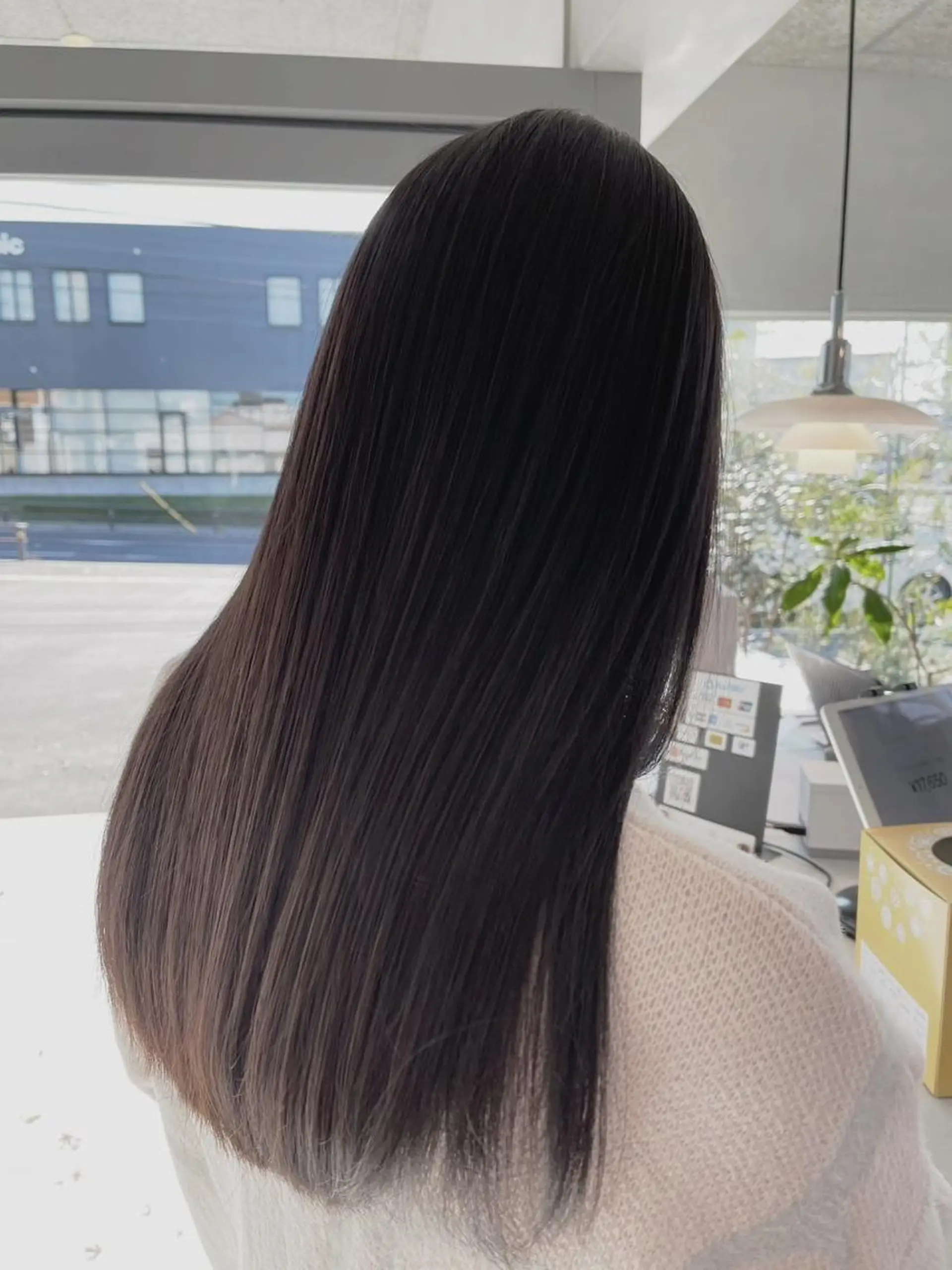 ロング カラー 透明感カラー/暗髪/ ブリーチ/reinaのヘアスタイル