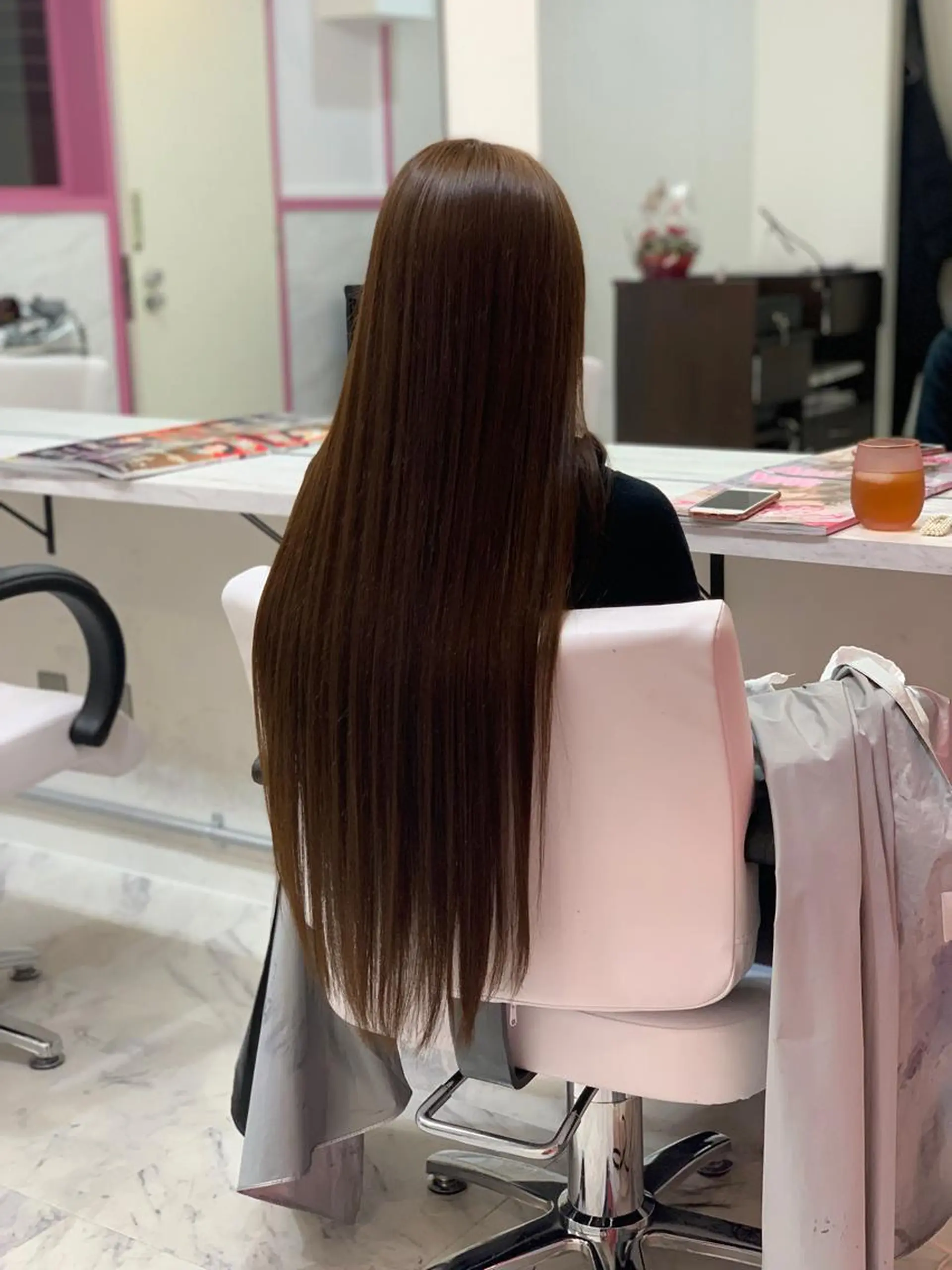 ロング カラー カット ヘアカラー トリートメント ✨ハイトーン✨透明感 ✨生神　優季のヘアスタイル