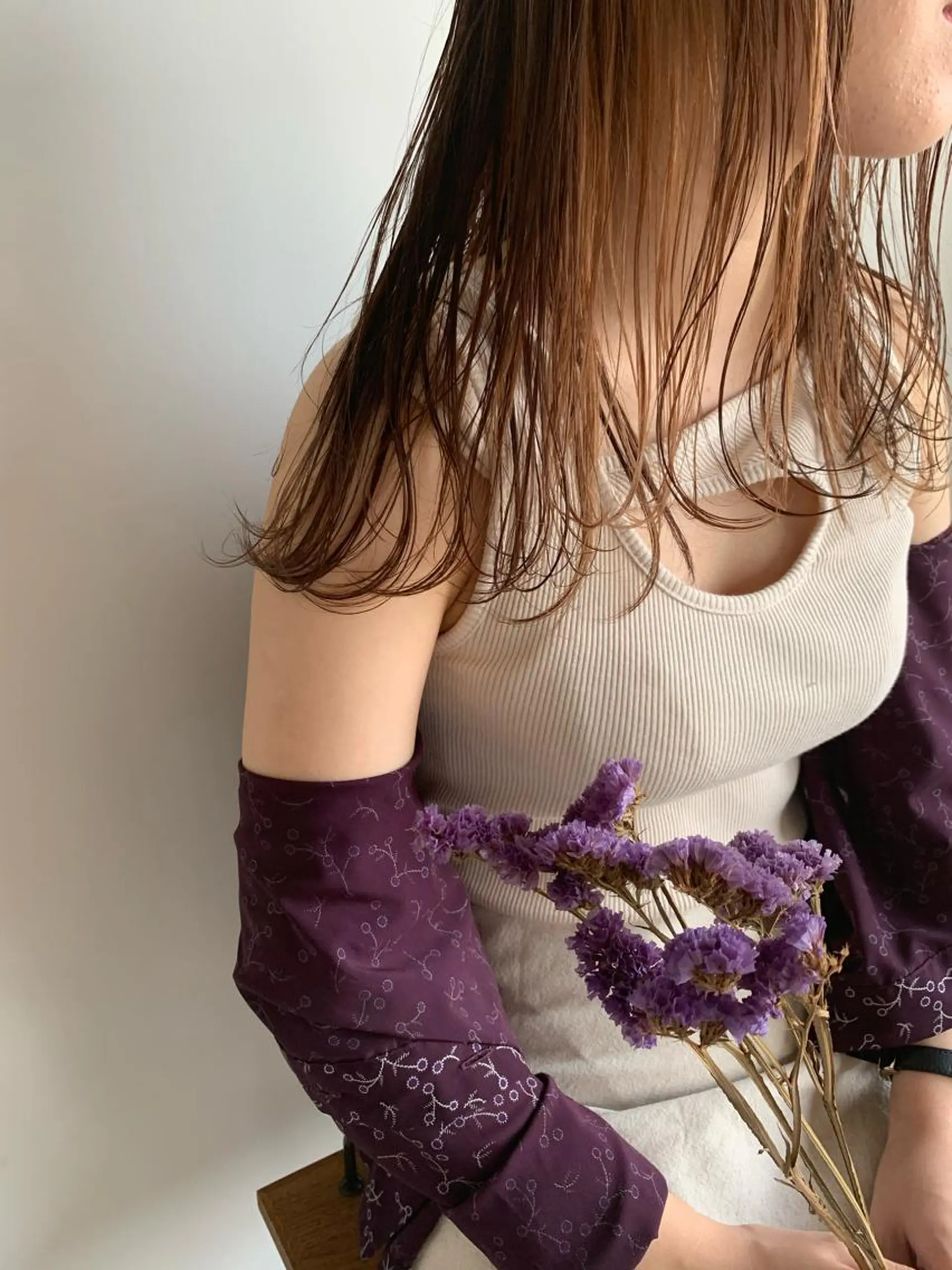 ミディアム カラー ベージュカラー インナーカラー オレンジ オレンジベージュ amy.所属・メンズカットパーマ/ ブリーチ高柳将太のヘアスタイル