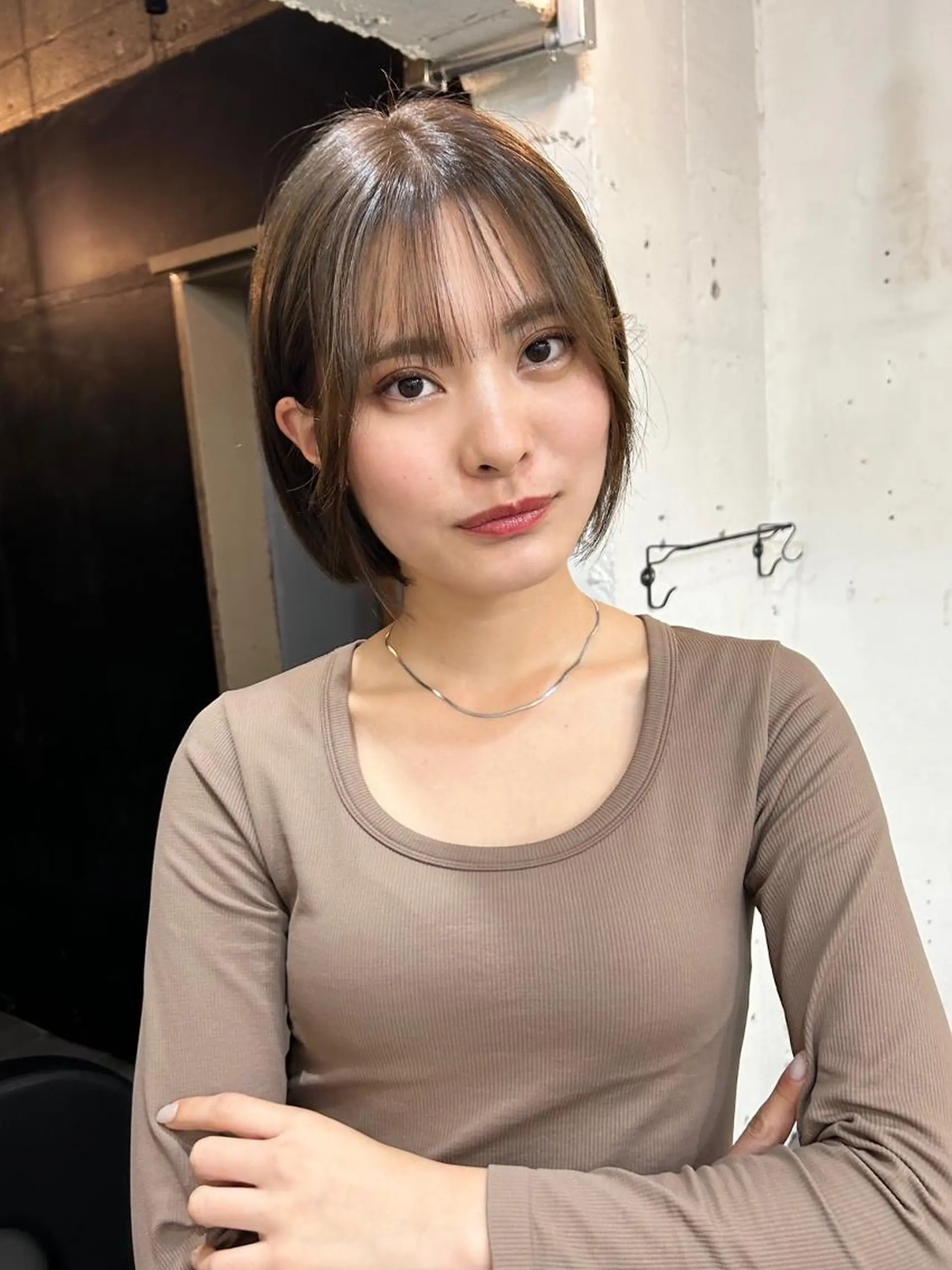 ショート カット ヘアカラー トリートメント 🌼U24 ヘアデザインラボのヘアスタイル