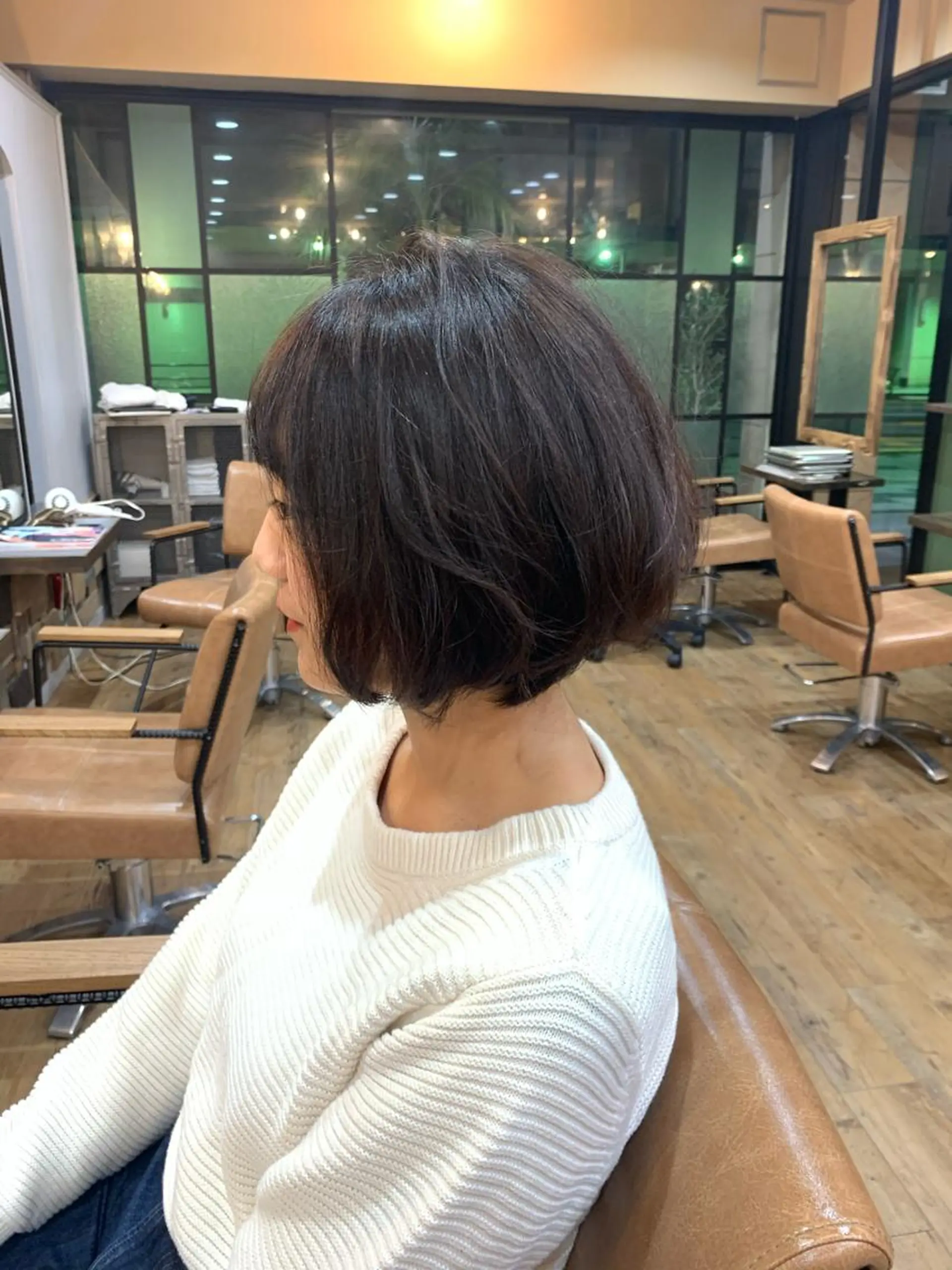 ショート カラー くせ毛 似合わせカット SHIAN立川　及川 17時〜限定のヘアスタイル