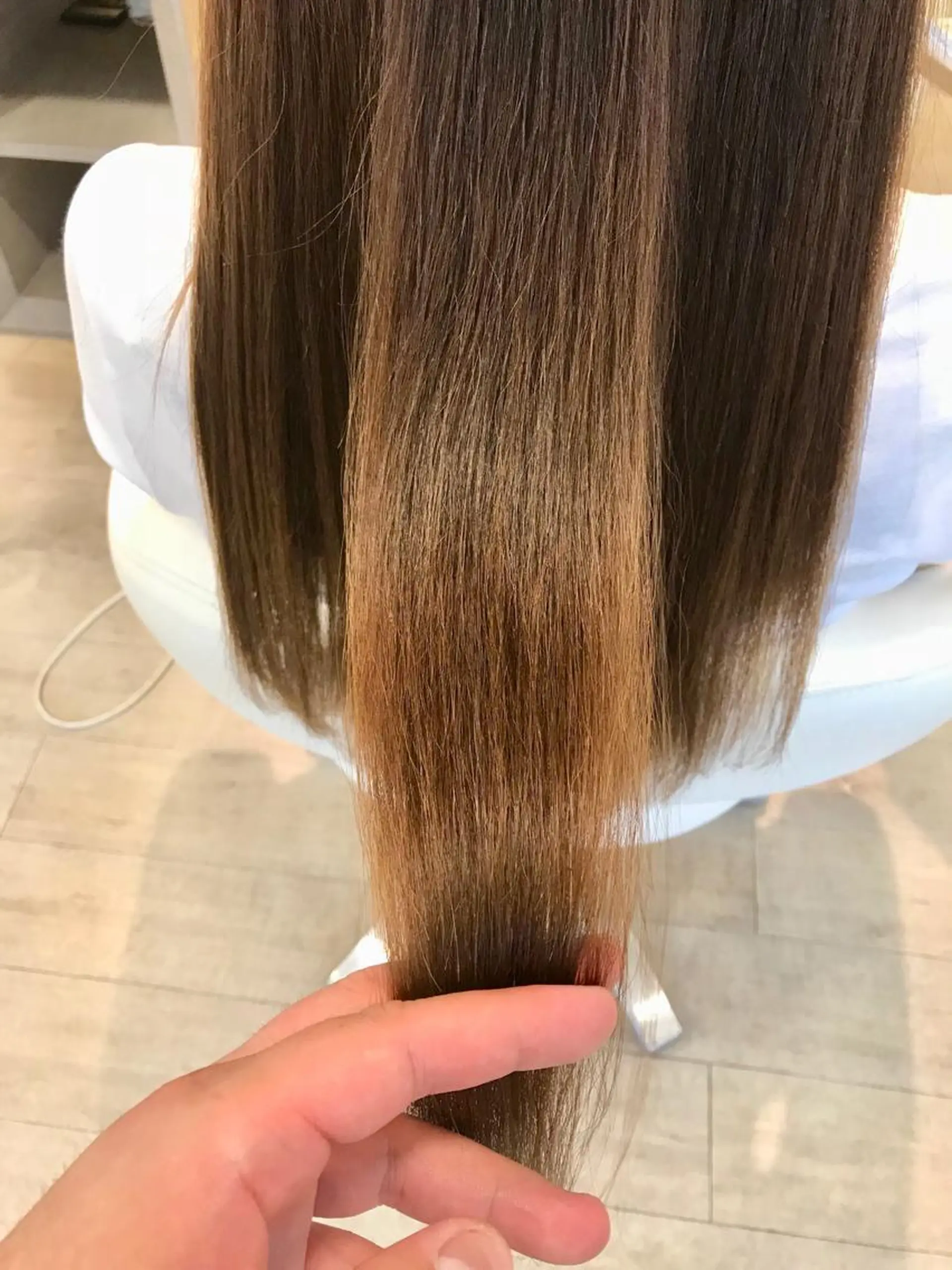 ロング パーマ ストレートパーマ 縮毛矯正 トリートメント Miru by INCE HAIRのヘアスタイル