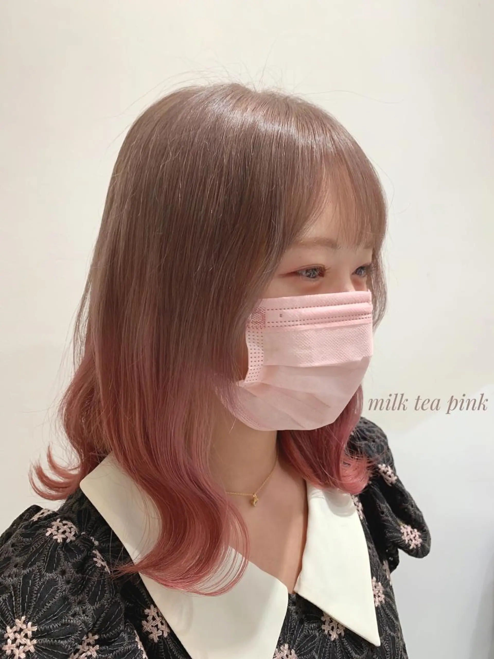 ミディアム 韓国ヘア/レイヤー/ 顔まわり/りょーとのヘアスタイル