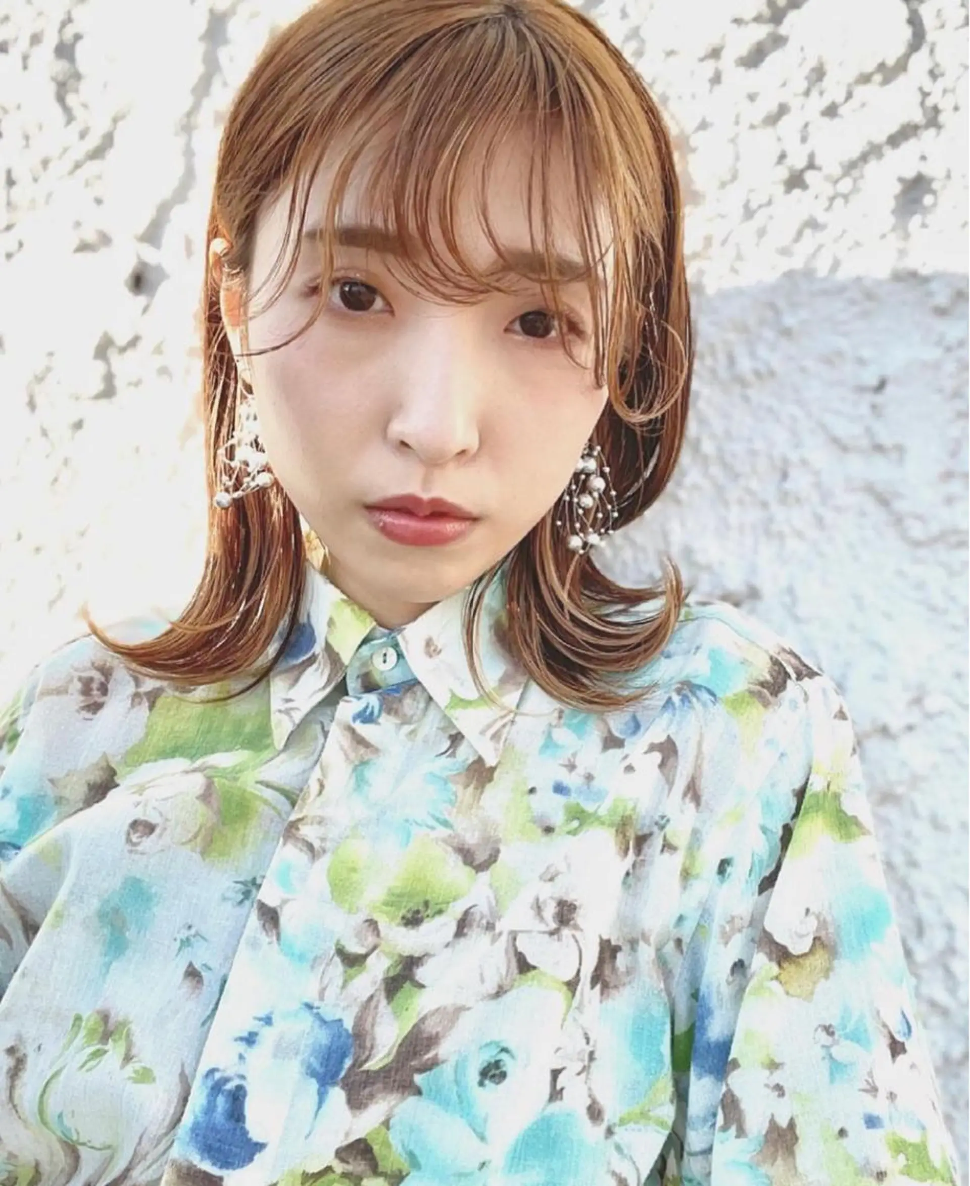 ミディアム カラー wakana / くびれカットのヘアスタイル