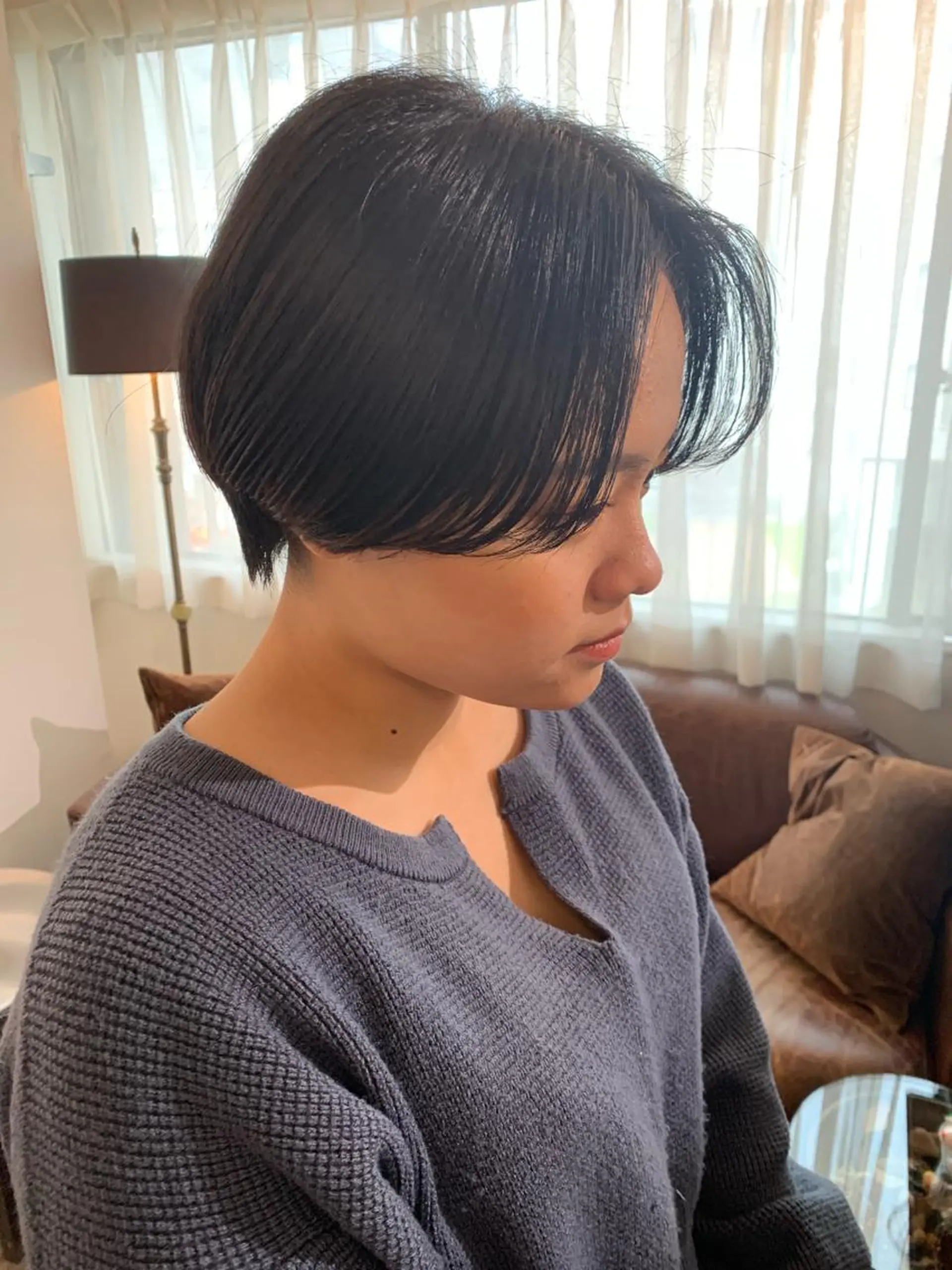 ショート カラー 安村 美奈のヘアスタイル