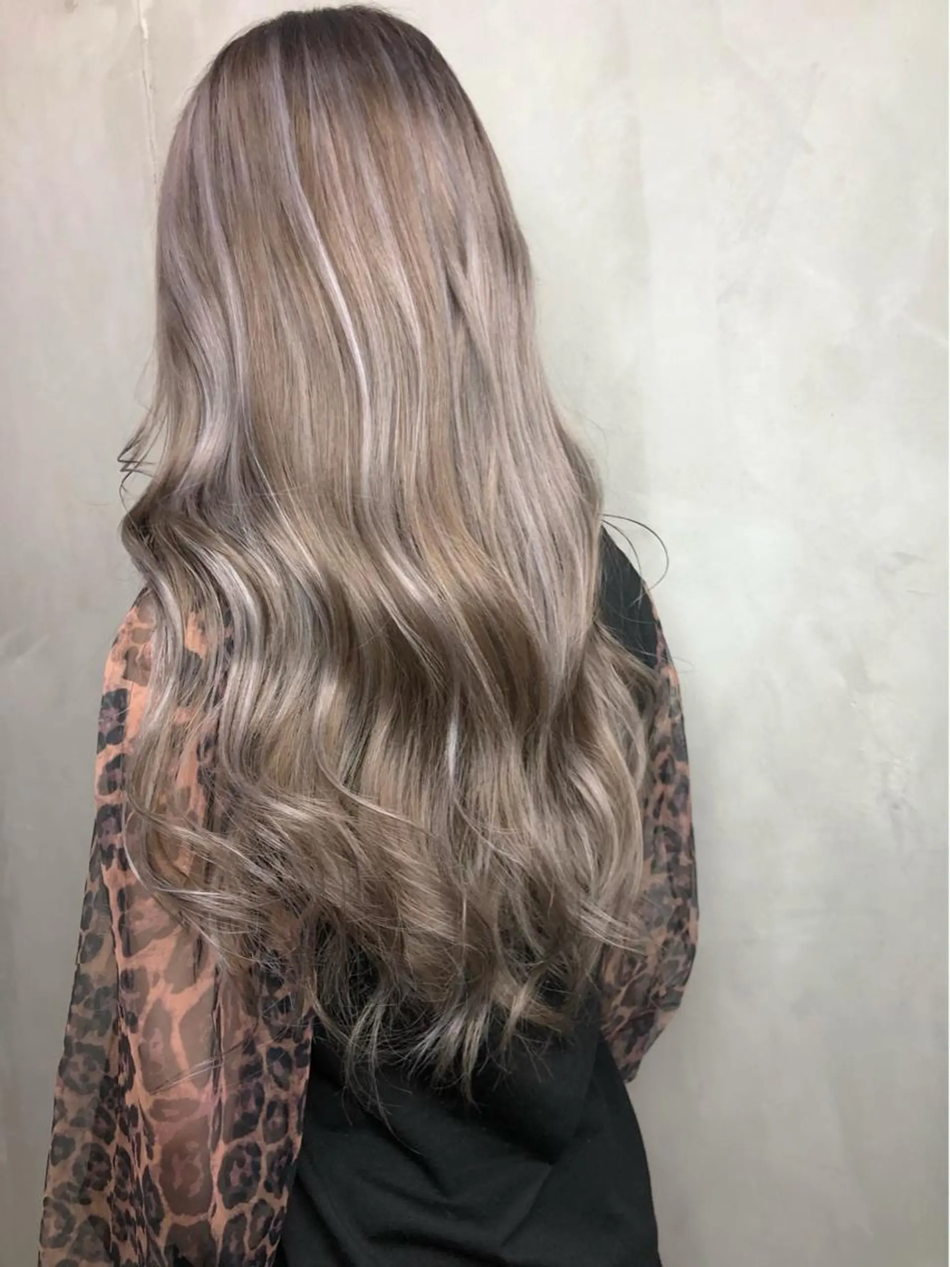 ロング カラー デザインカラー ハイライトカラー ハイトーンカラー ハイライト mono azuのマツエク・マツパデザイン