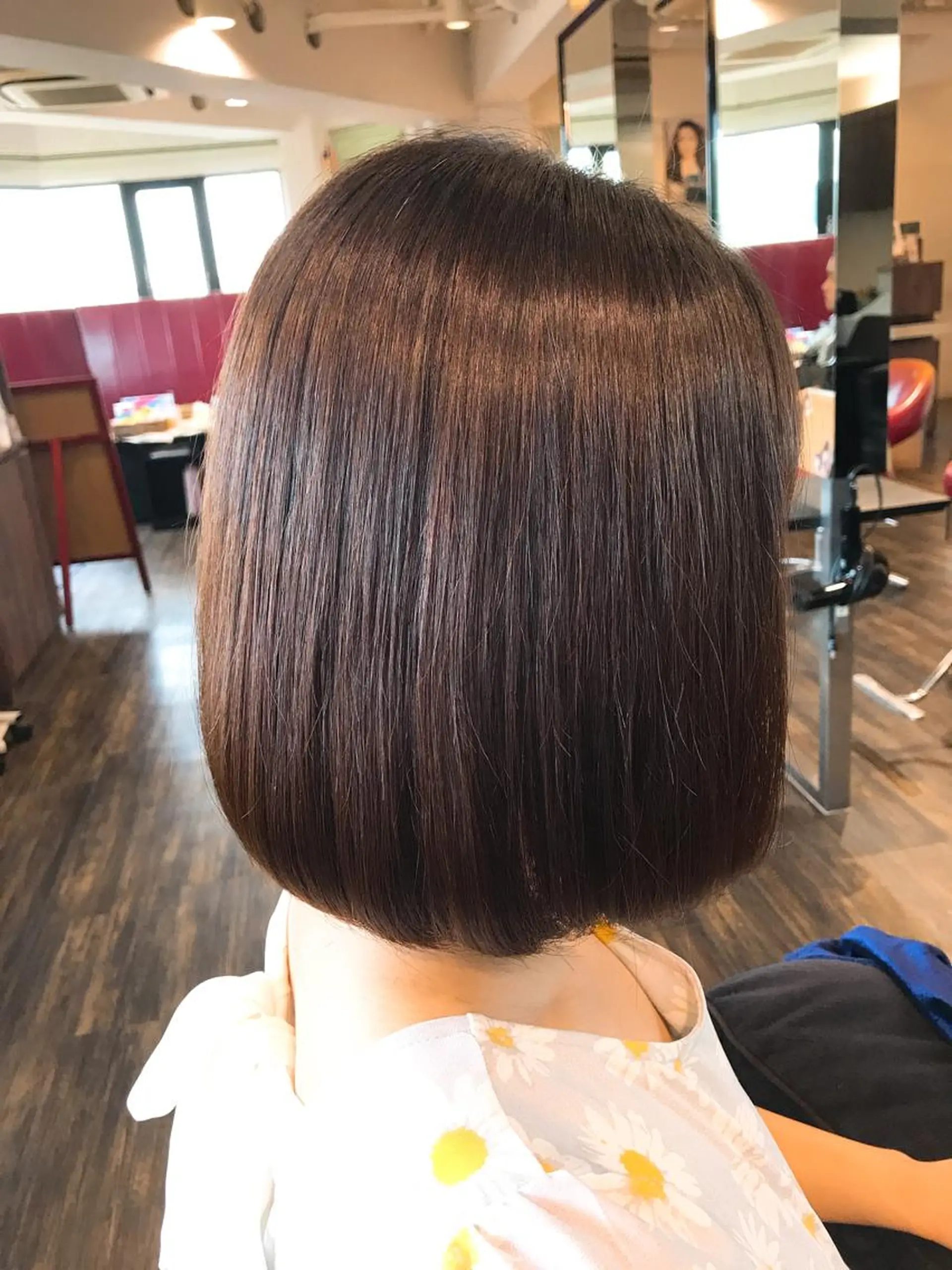 ミディアム 髪質改善 縮毛矯正/ 髪質改善 /ショート　圍　崇行のヘアスタイル