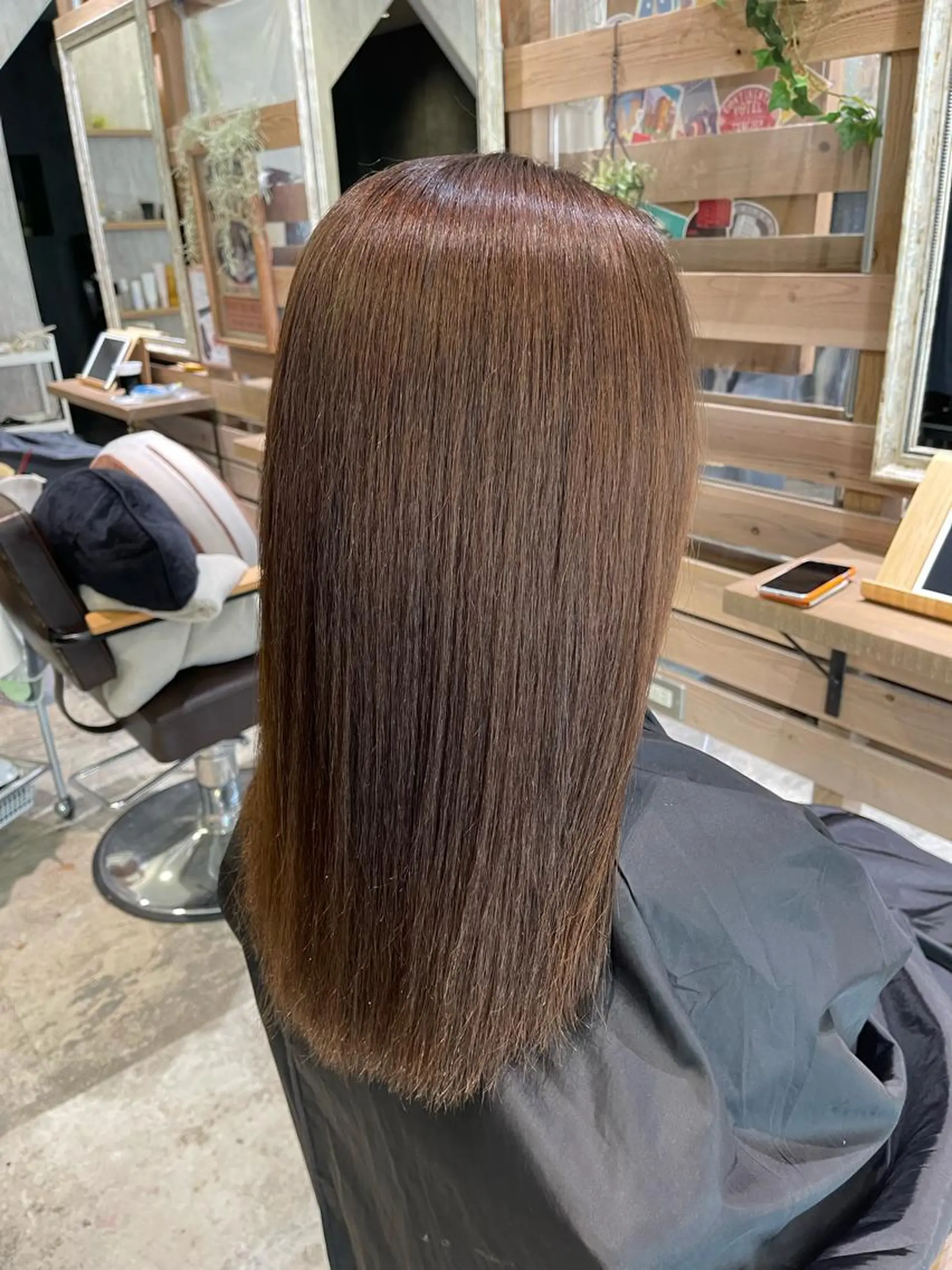 ミディアム 縮毛矯正 川崎 龍馬のヘアスタイル