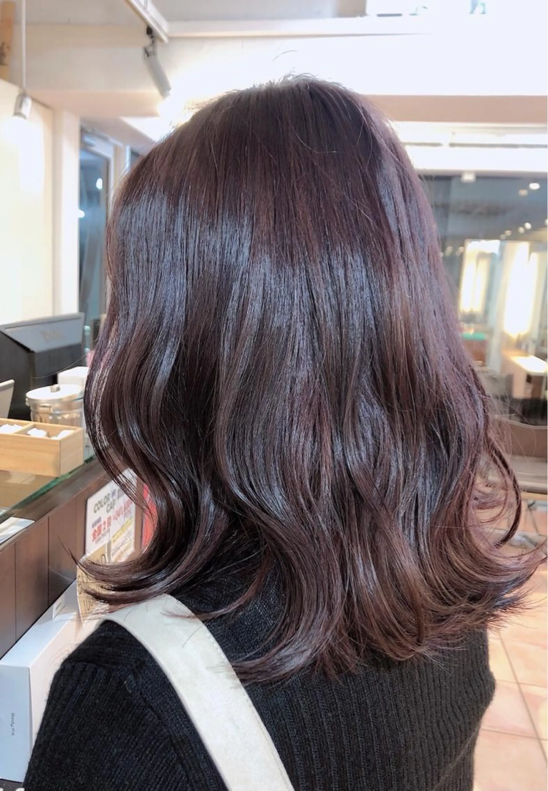 セミロング カラー 💙あかみね 💙（mine）のヘアスタイル
