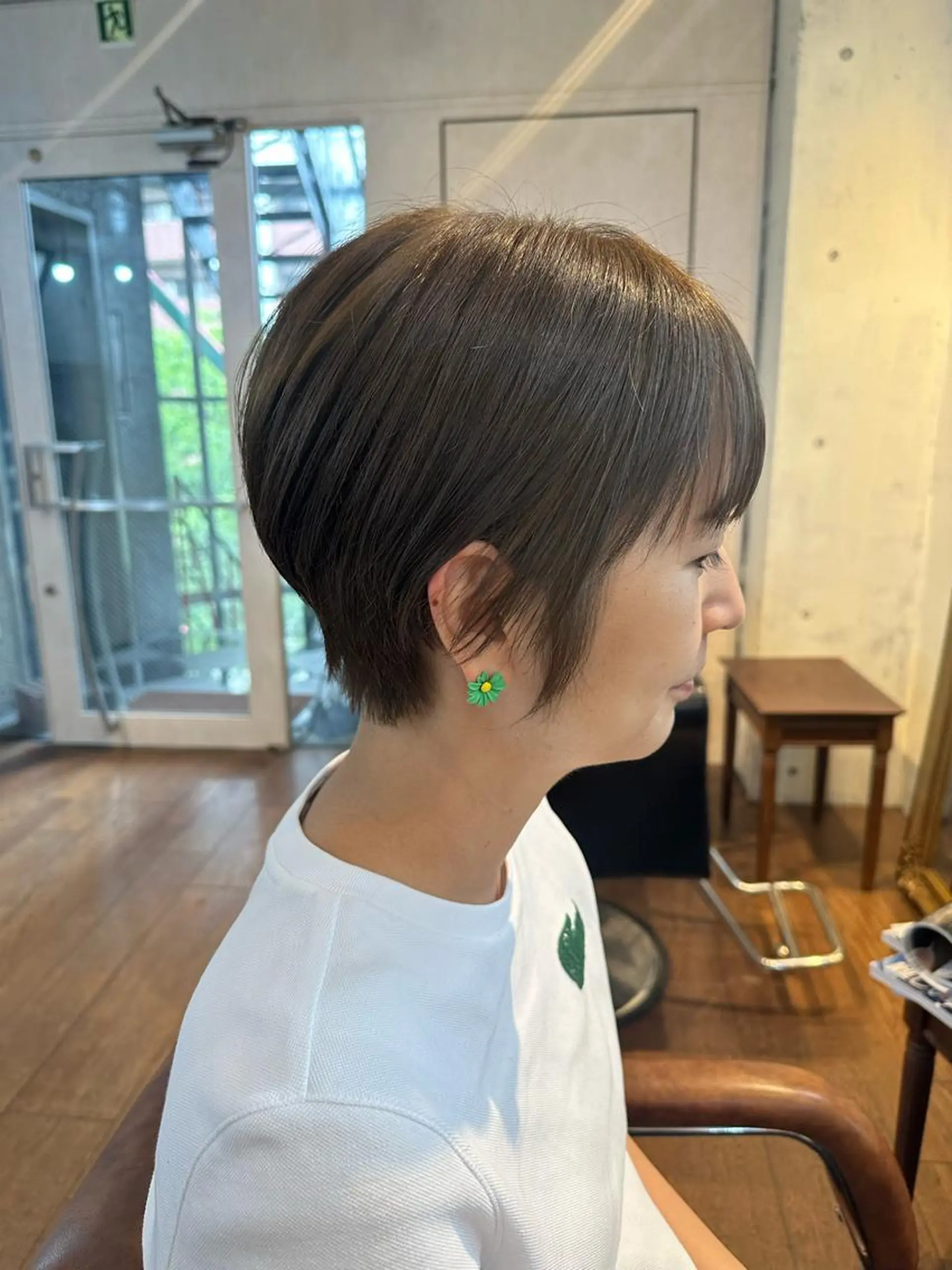 ショート カラー ブルーカラー ブルージュ ショートヘア マエダ　カズエ🫶 coronahairのヘアスタイル