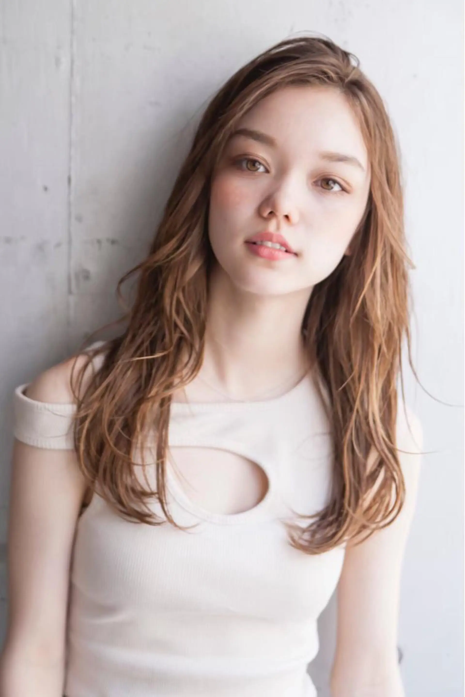 ミディアム カラー パーマ 💘透明感カラー💘 沖本 将宏のヘアスタイル