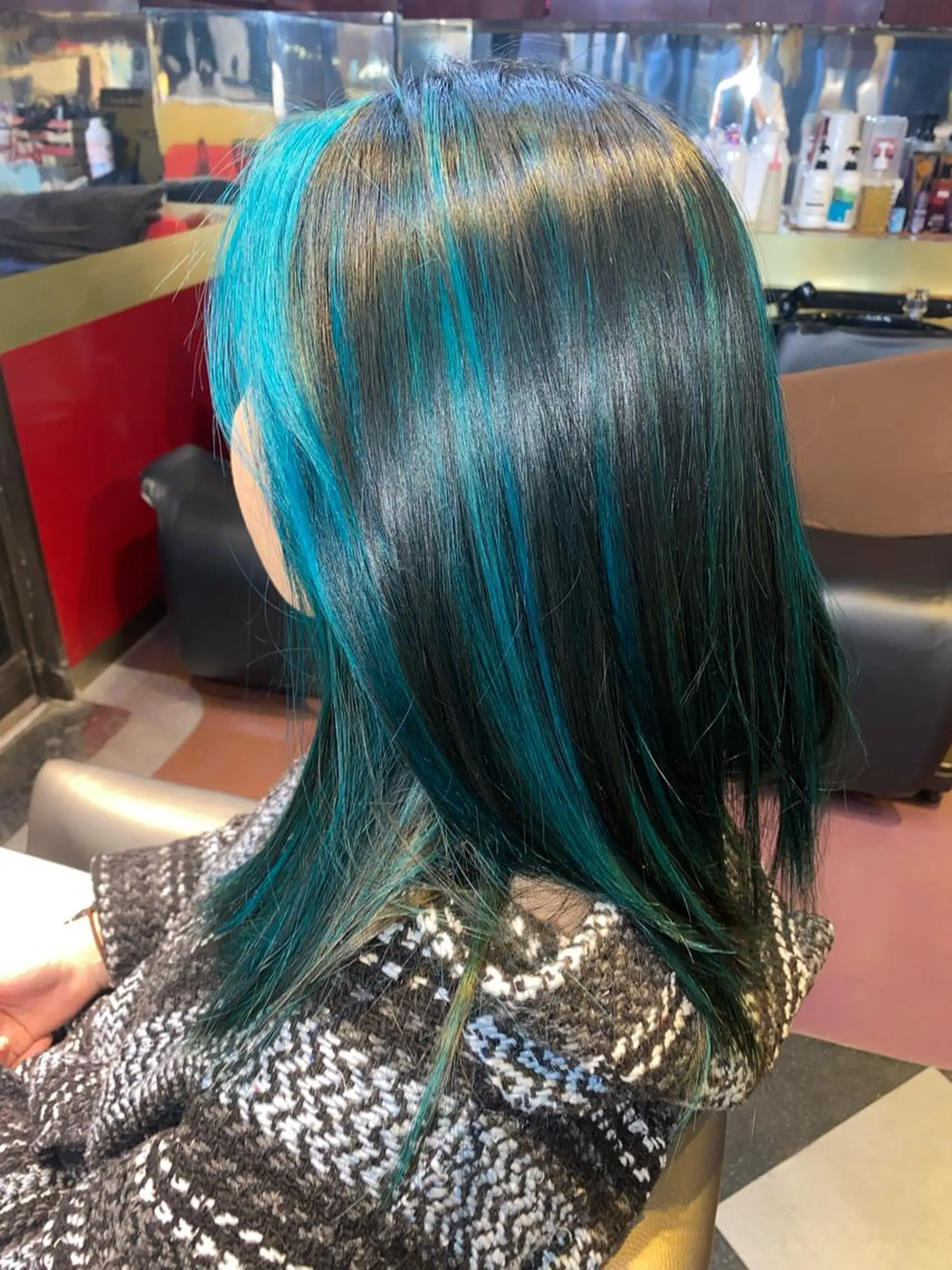 ミディアム ハイライト 🌈ブリーチ コーンロウ🌈ENOのヘアスタイル