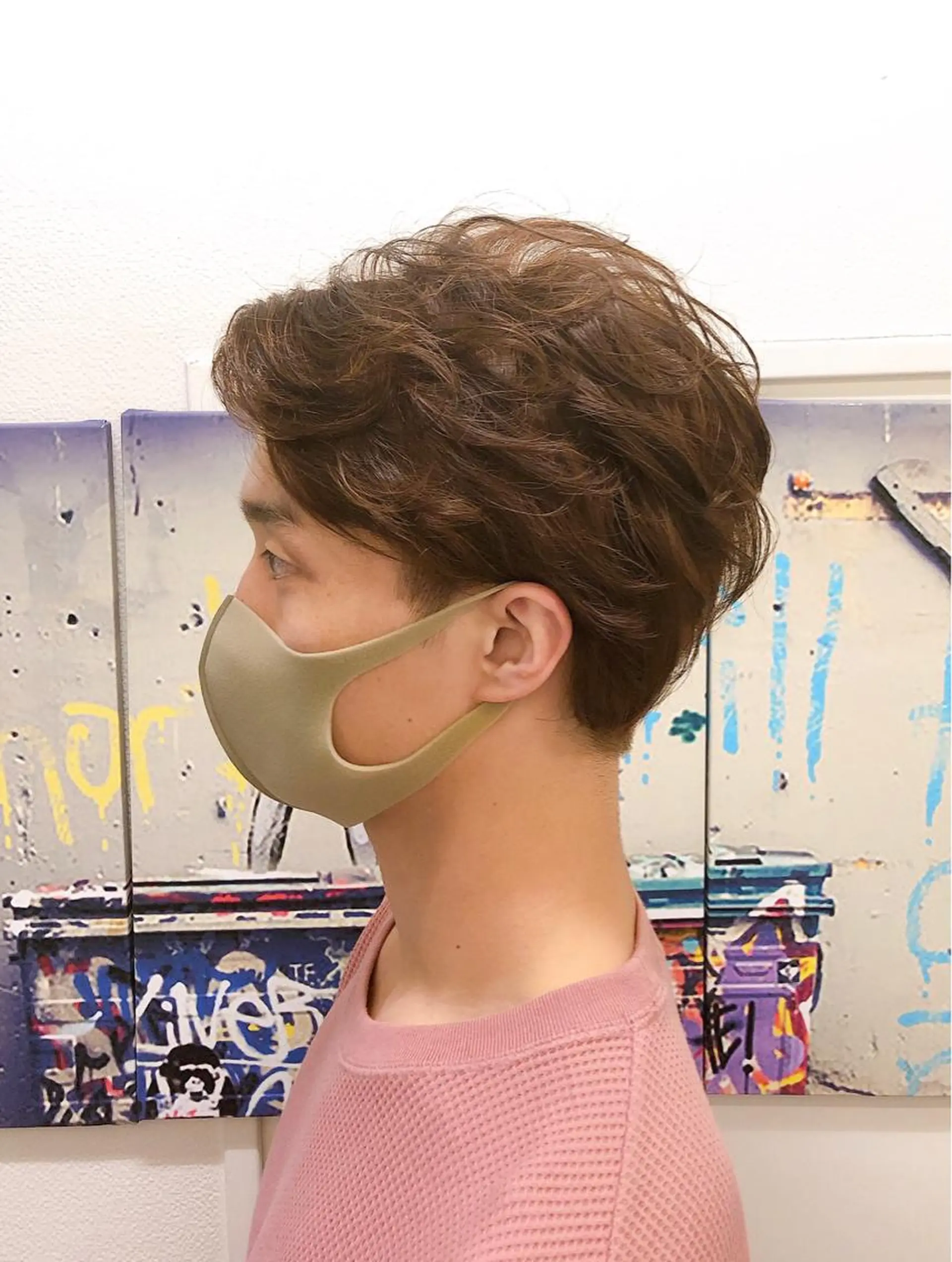 パーマ メンズ カット パーマ 艶髪💫透明感💖 Sato Toyoのヘアスタイル