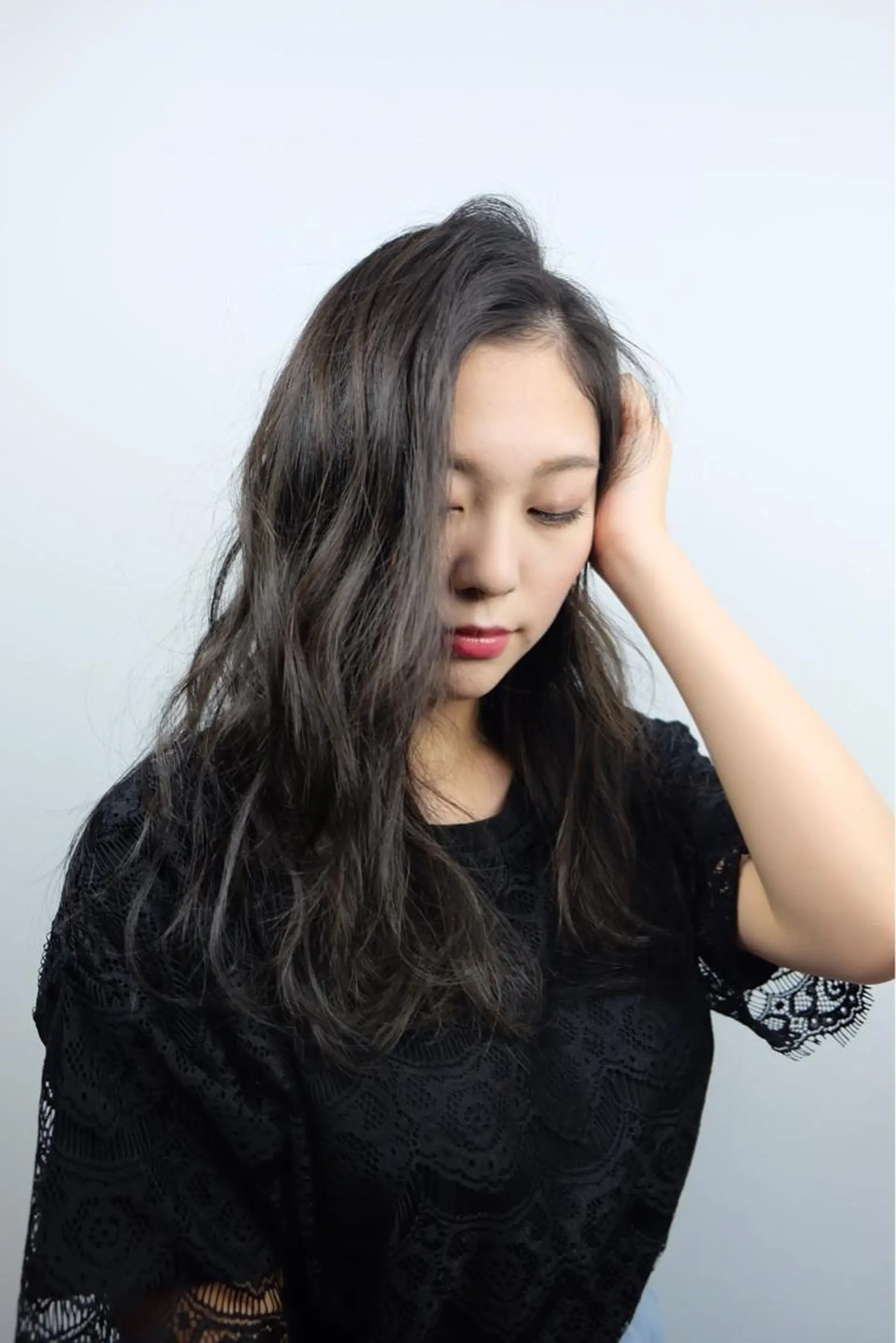 ロング 佐山 眞紀のヘアスタイル