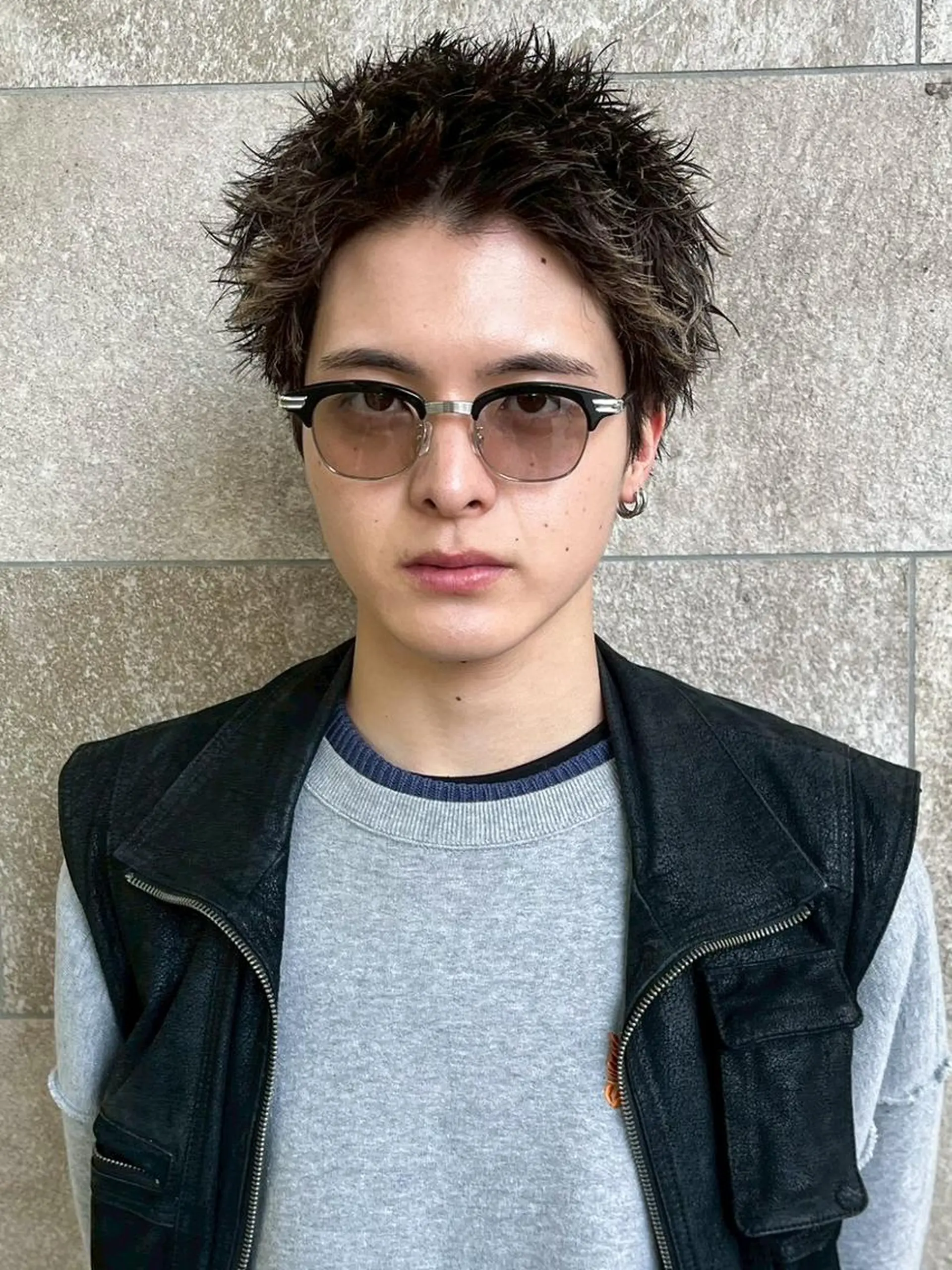 カラー ショート 韓国風ヘア ショートヘア カット ITbyALBUM 藤沢店のヘアスタイル