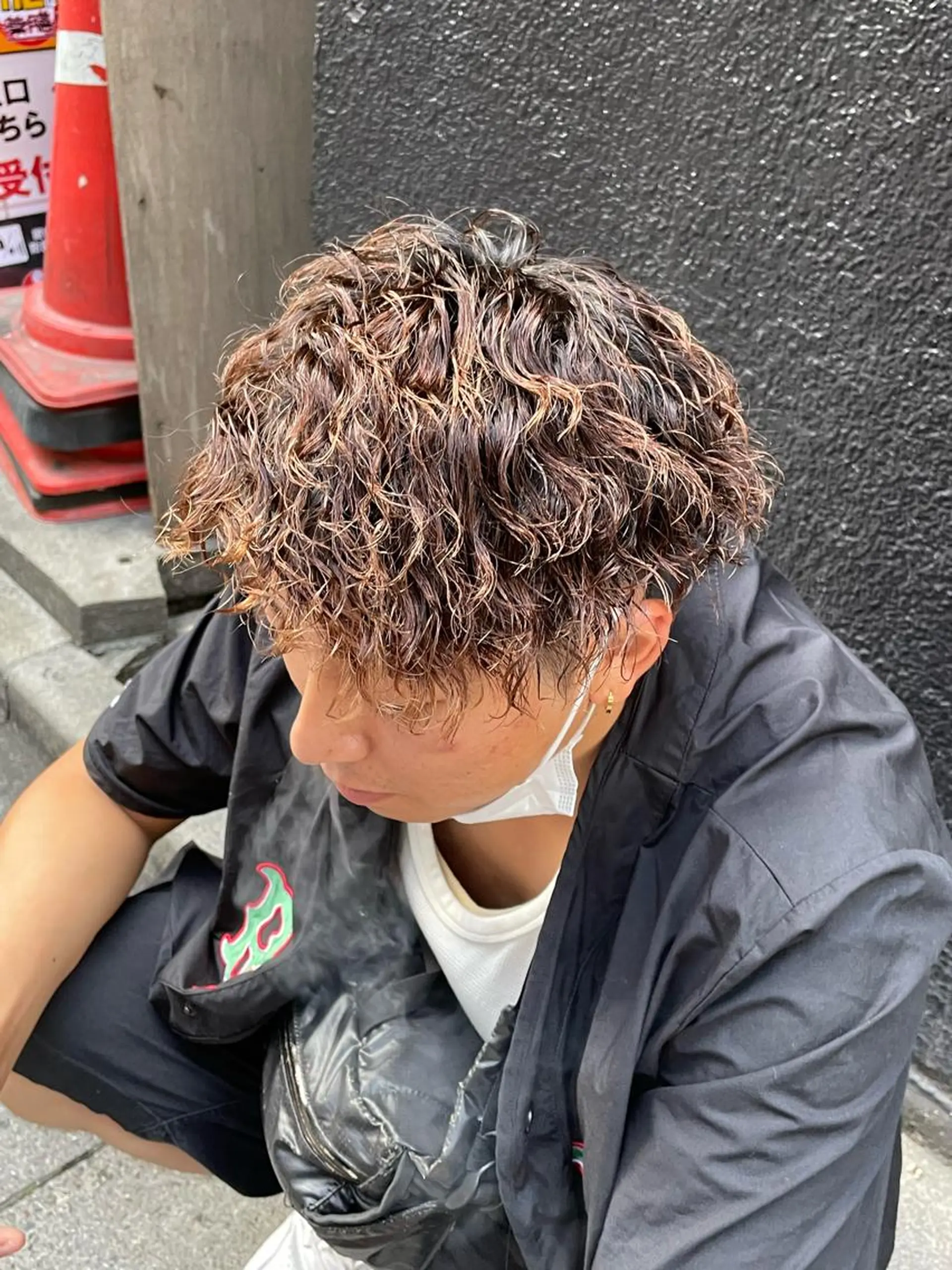 パーマ メンズ Le'a所属・渋谷/フェード/ 國分 翔のヘアスタイル