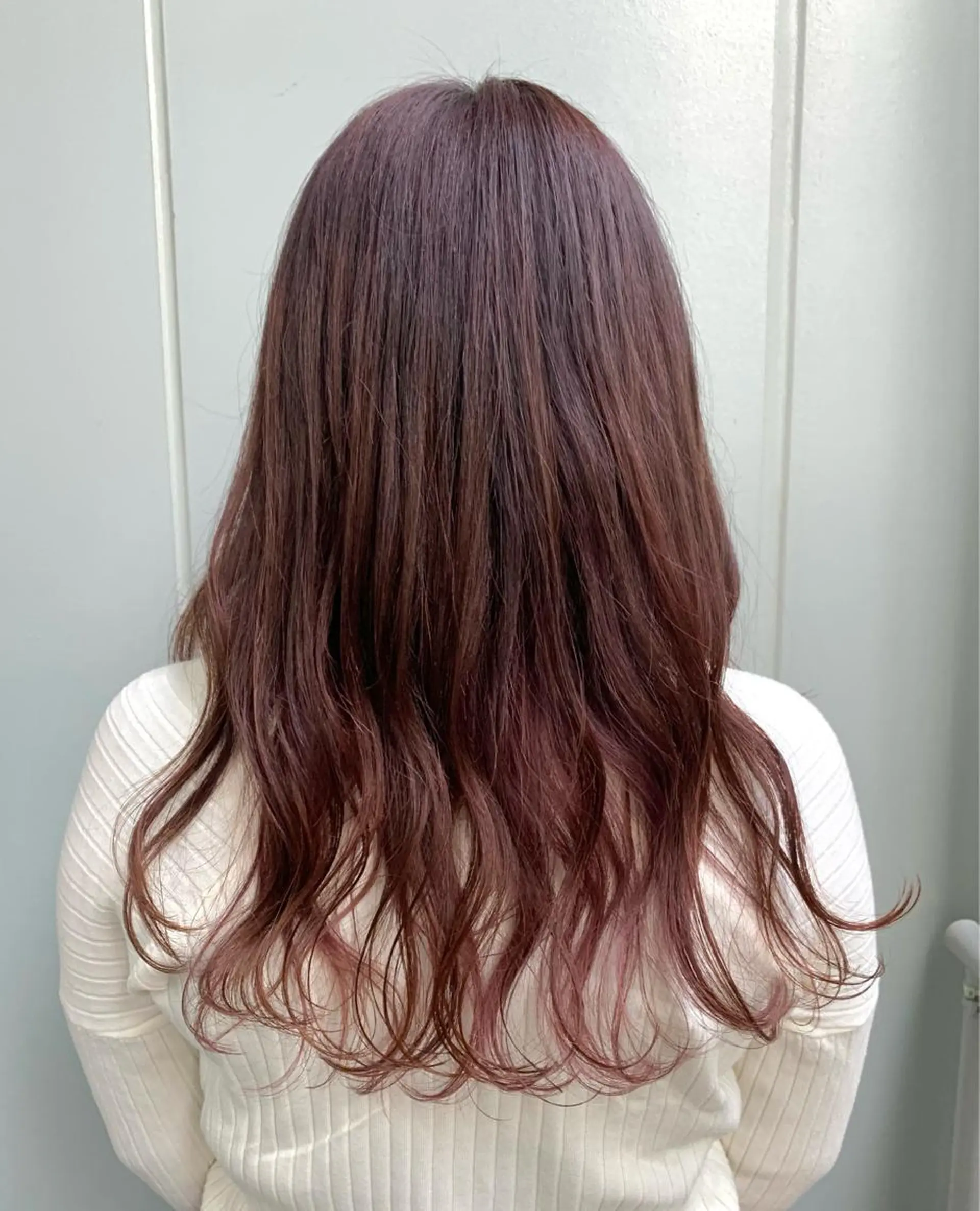 セミロング カラー 明治神宮前 NANAMIのヘアスタイル