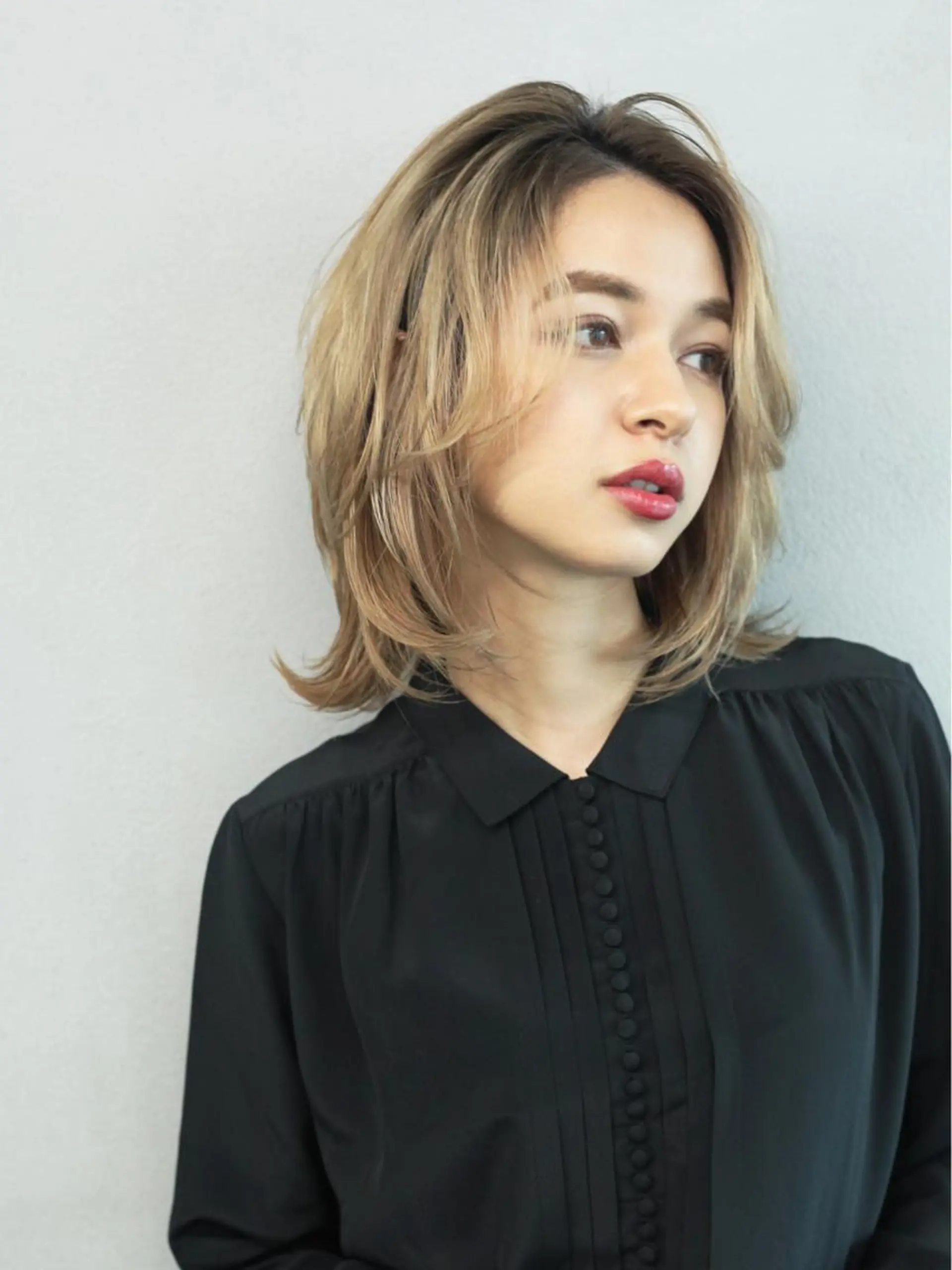 ミディアム カラー ミディアムレイヤー レイヤーカット カット ヘアカラー トリートメント ショート/ボブ/ 白髪染め/メンズ葛西のヘアスタイル