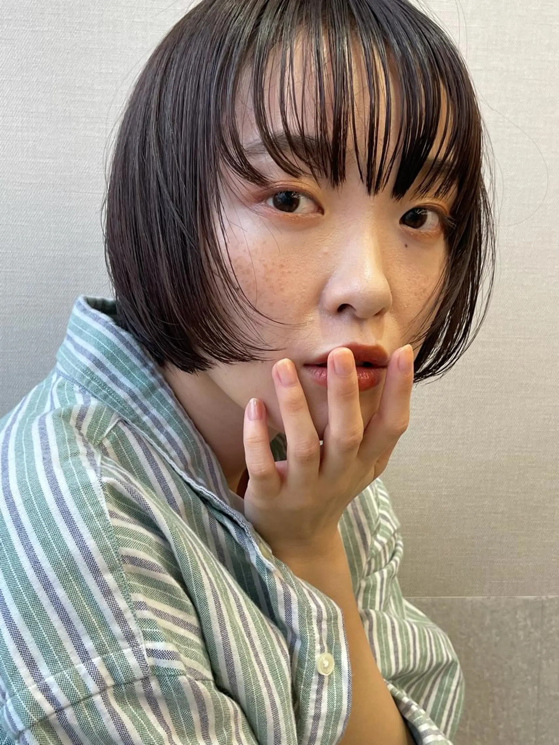 ミディアム トリートメント 似合わせカットNo 1/横浜美容師のヘアスタイル
