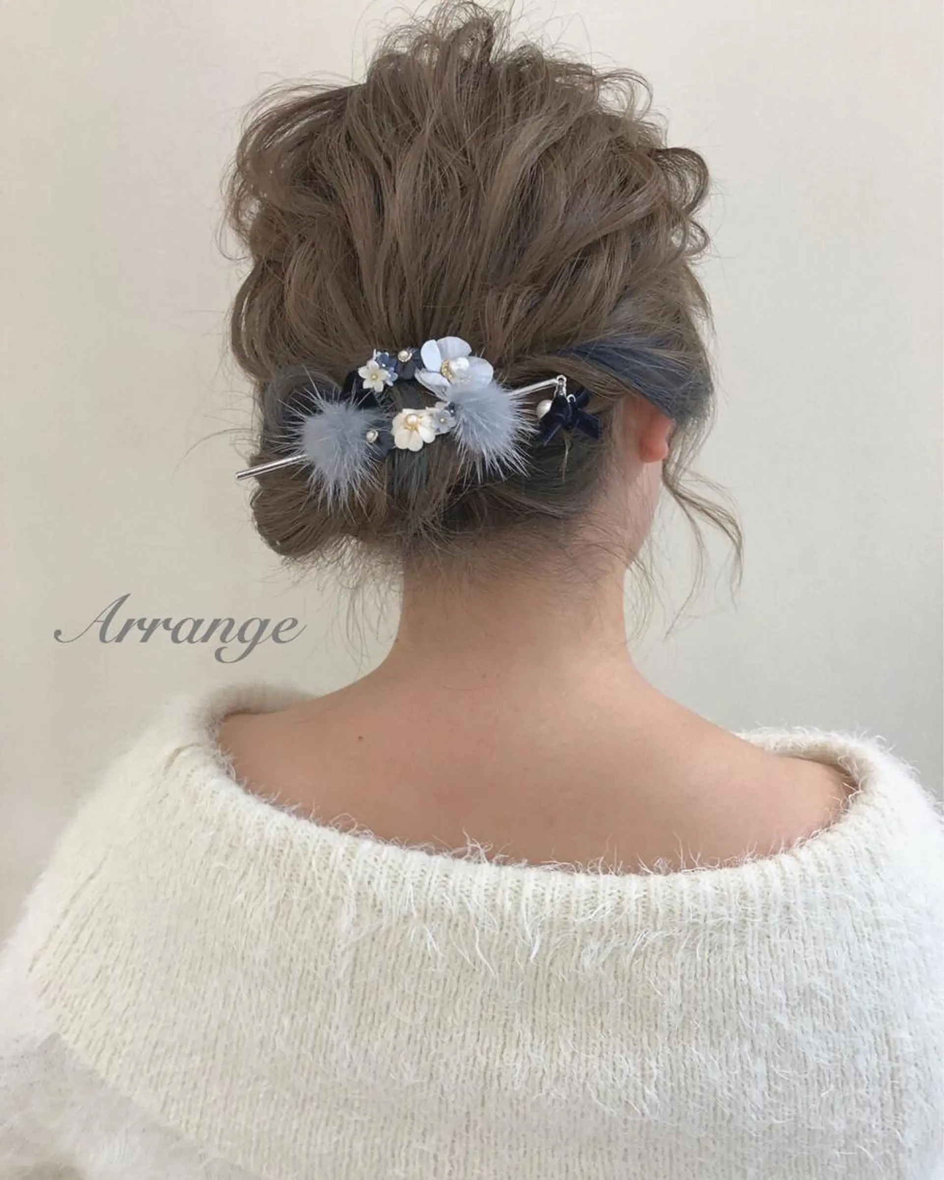 ミディアム カラー ヘアアレンジ 柳澤 興輝のヘアスタイル
