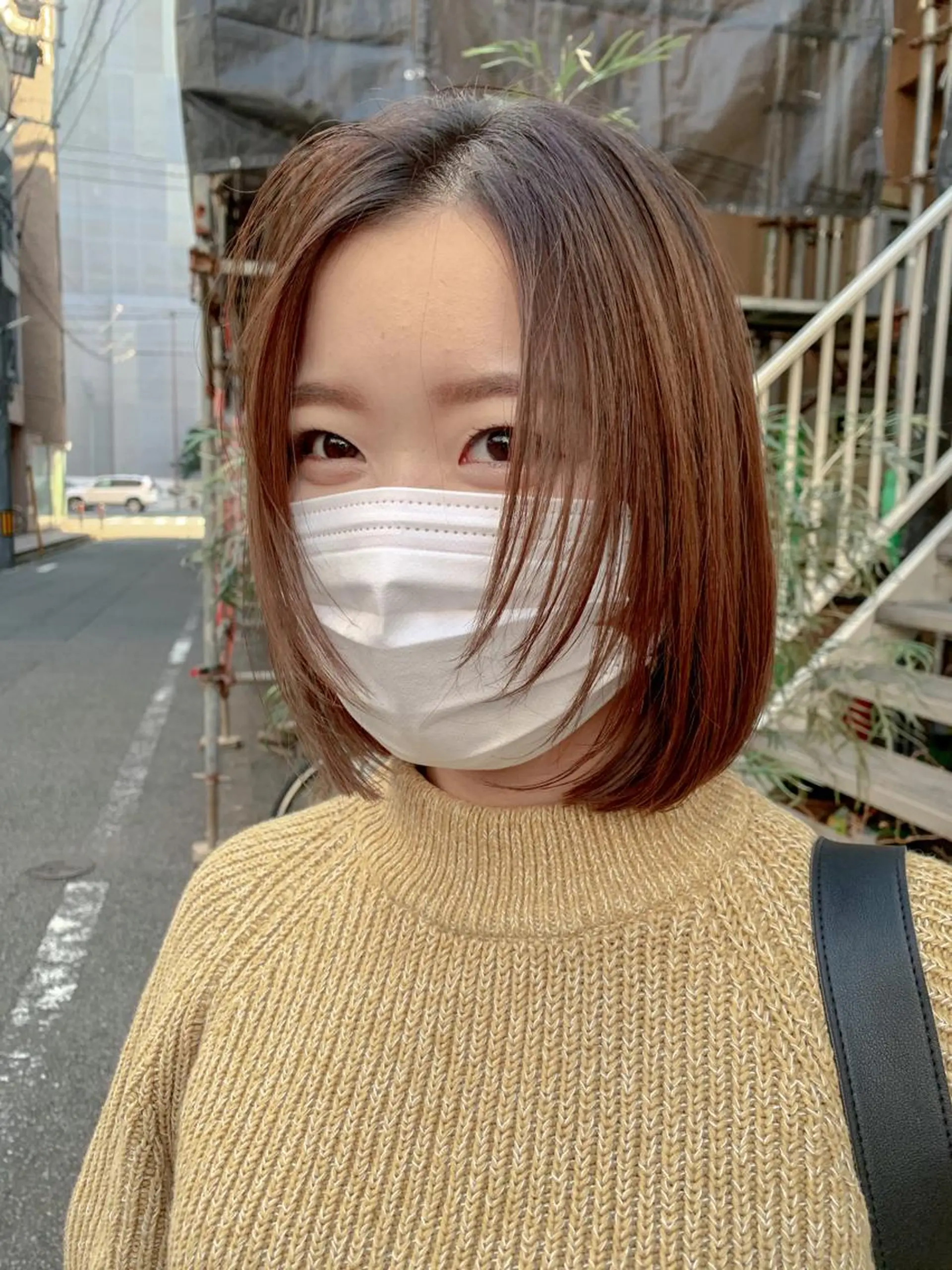 ショート 【モエカ】グランジ ウルフ/ハイトーンのヘアスタイル